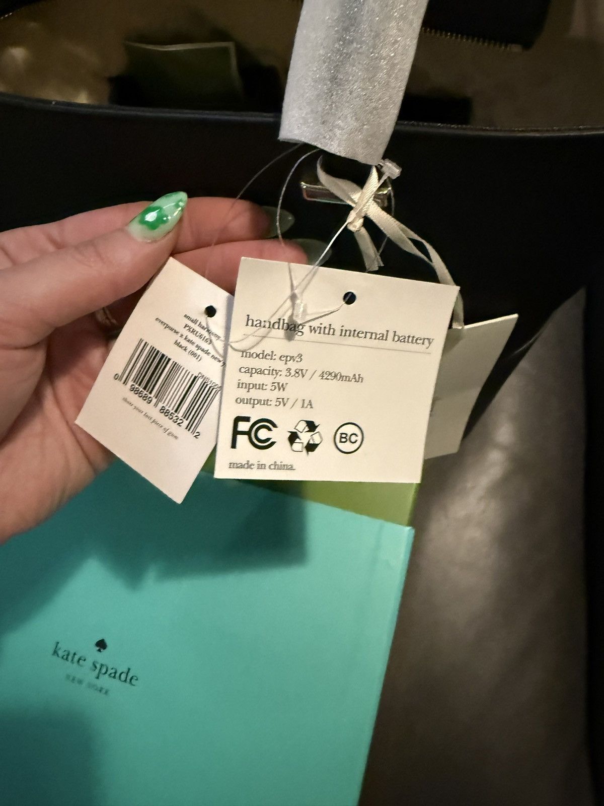 Kate Spade Kate Spade EVERPURSE Small Black Tote Bag Size ONE SIZE - 7 Thumbnail