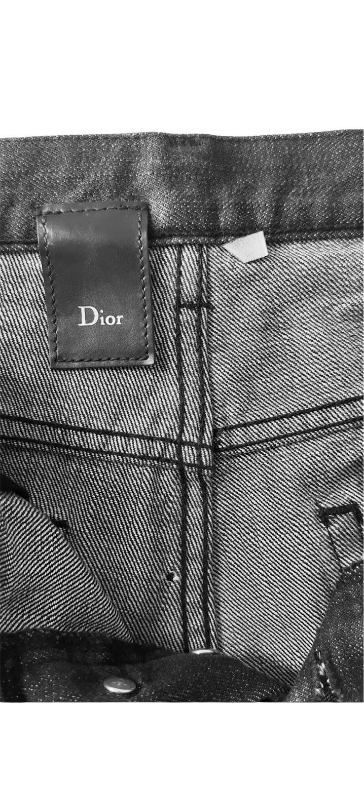 Dior Dior homme waxed black Luster 29 hedi Size US 29 - 2 Thumbnail