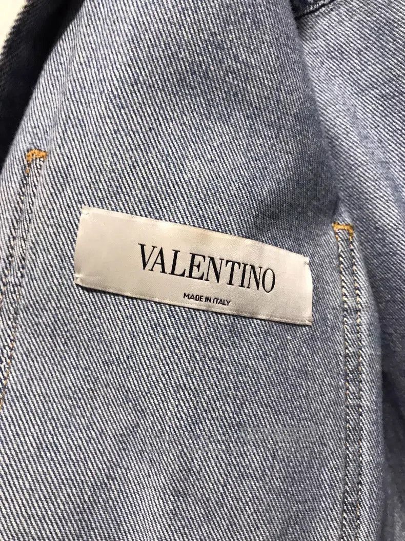 Valentino Valentino Classic logo denim jacket Size US S / EU 44-46 / 1 - 3 Thumbnail