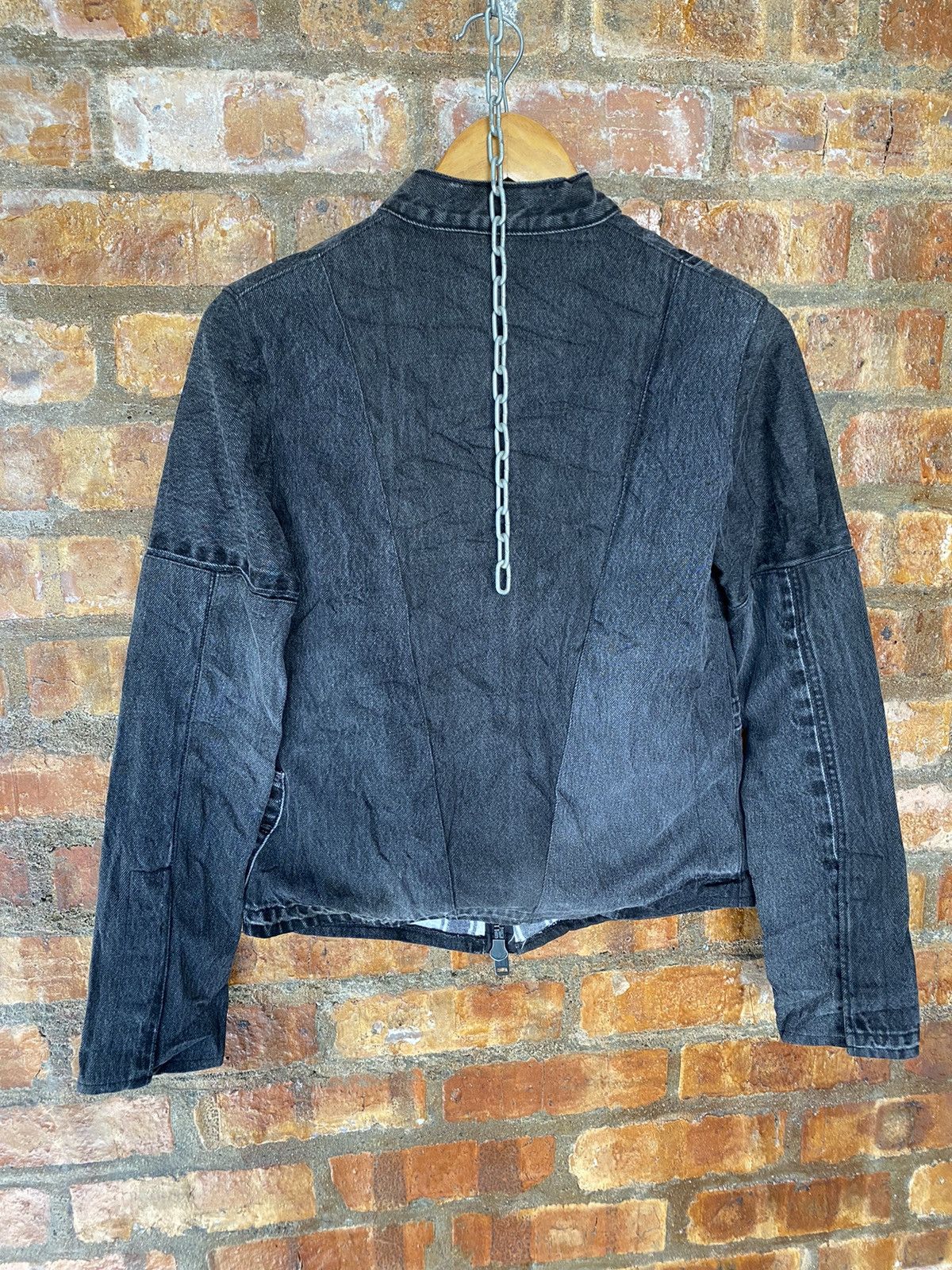 Japanese Brand × Nepenthes × Yasuyuki Ishii Vtg Cut and Rebuild Levis Ink Japan Waldes Zipper Size US XS / EU 42 / 0 - 13 Thumbnail