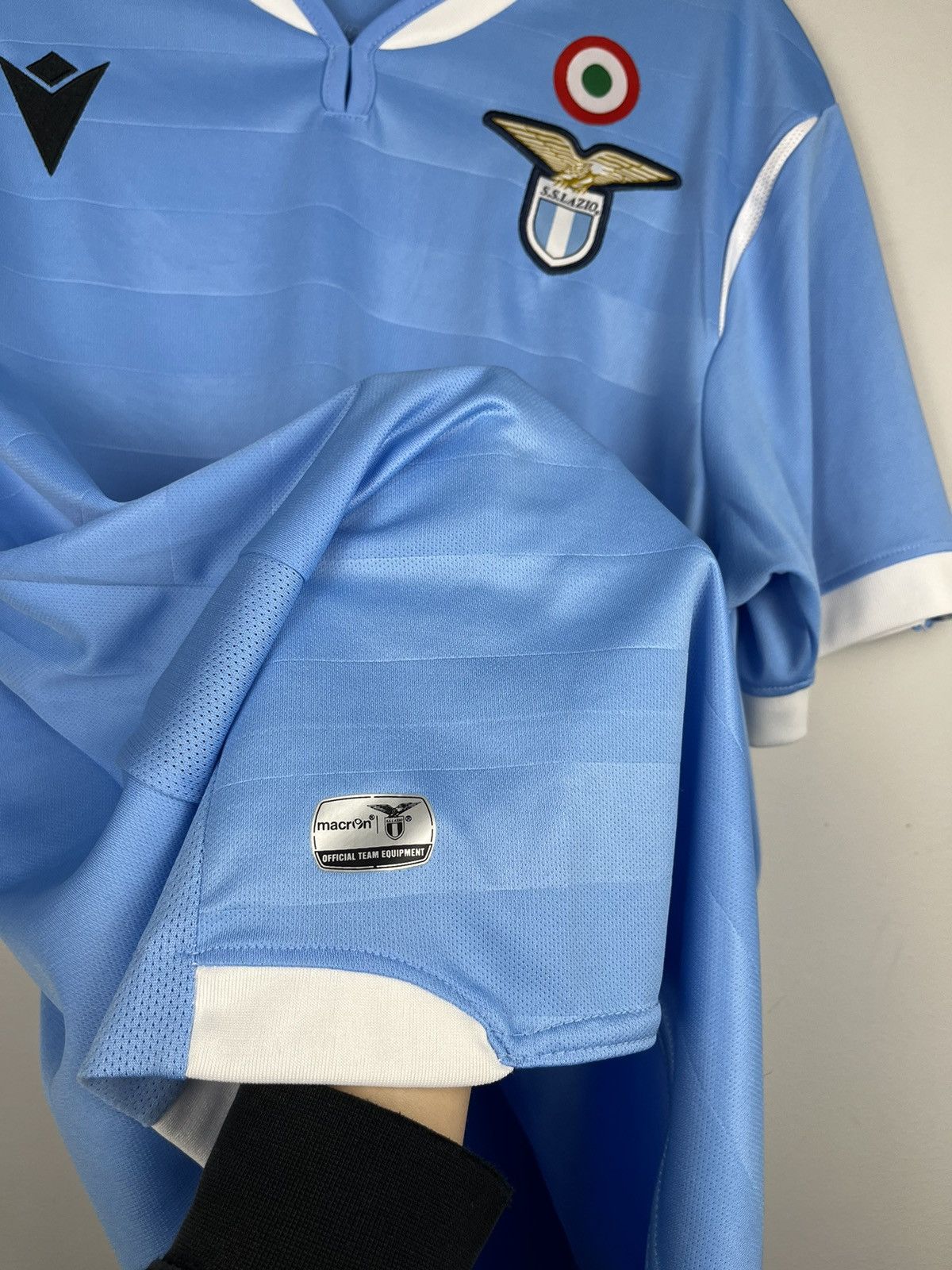 Macron SS Lazio macron 2019/2020 home Jersey Size US XL / EU 56 / 4 - 4 Thumbnail