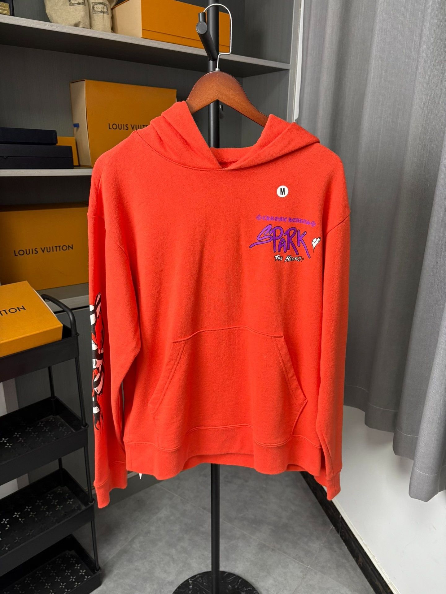 Chrome Hearts Chrome Hearts Graphic Red Hoodie L Men Size US L / EU 52-54 / 3 - 1 Thumbnail