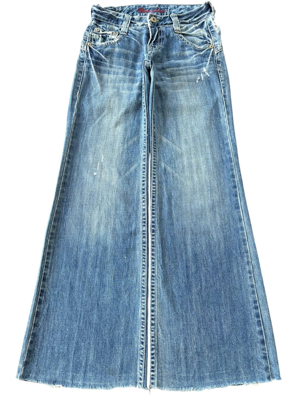 Hysteric Glamour Vintage Japanese Brand Frayed Distressed Flare Jeans Size 27" / US 4 / IT 40 - 1 Thumbnail