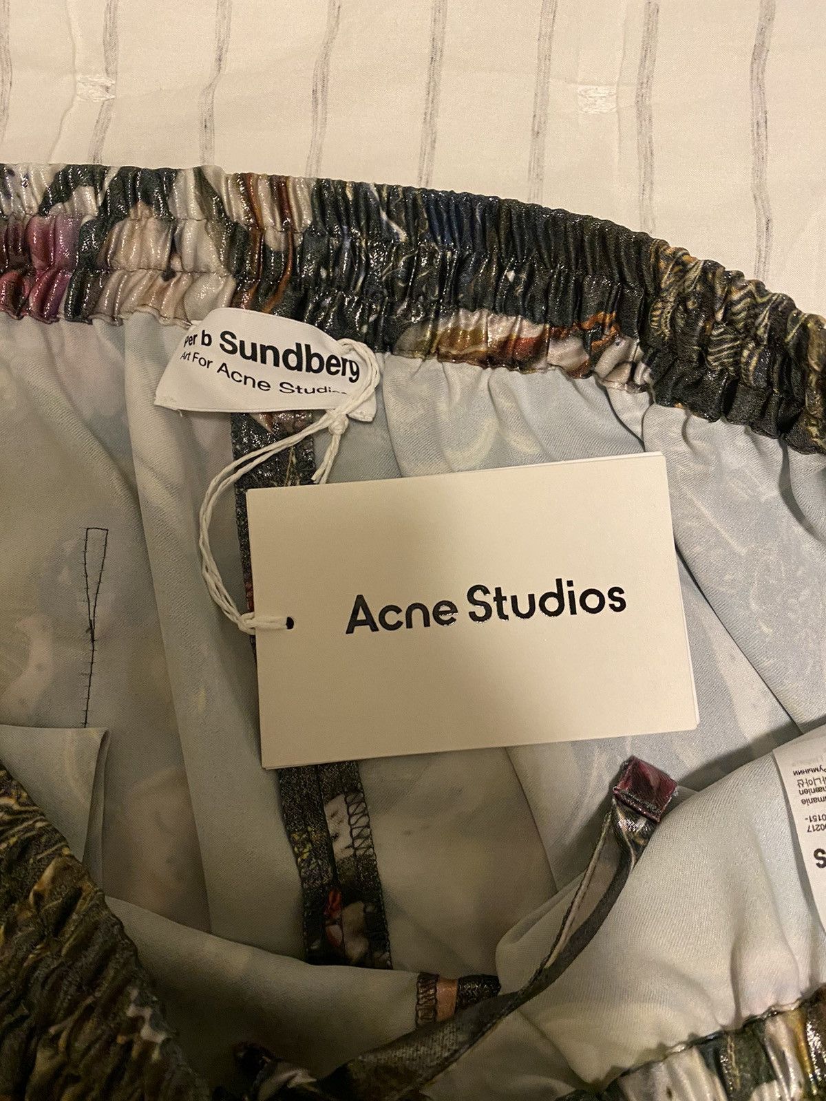 Acne Studios Acne Studios Printed Lamé Shorts 54 NWT Size US 40 / EU 56 - 9 Thumbnail