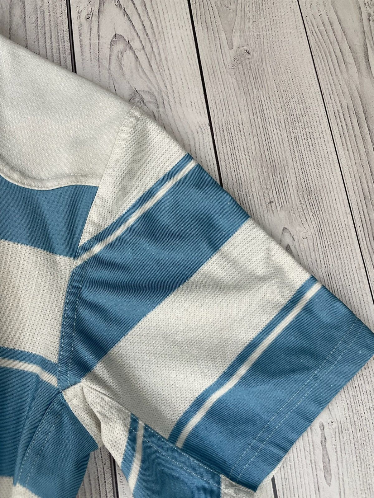 Adidas Vintage adidas Argentina rugby jersey size M striped Size US M / EU 48-50 / 2 - 10 Thumbnail