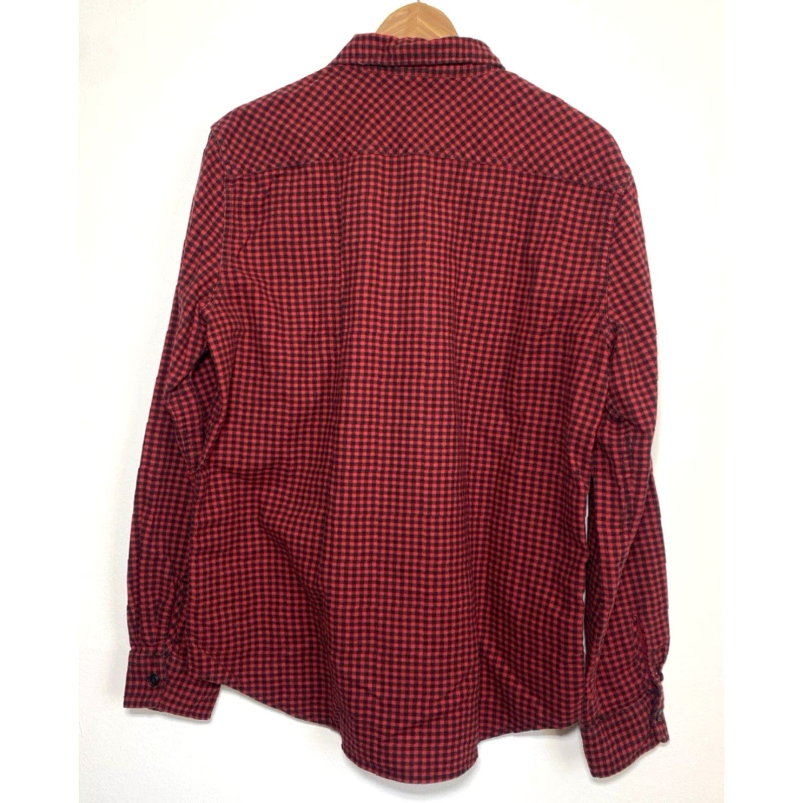 Vintage Ralph Lauren Denim & Supply Button-Up Flannel Shirt Gingham Sz M Mens Red Black Check Cotton Long Sleeve Utility Pockets Vintage/Pre-owned Size US M / EU 48-50 / 2 - 2 Thumbnail