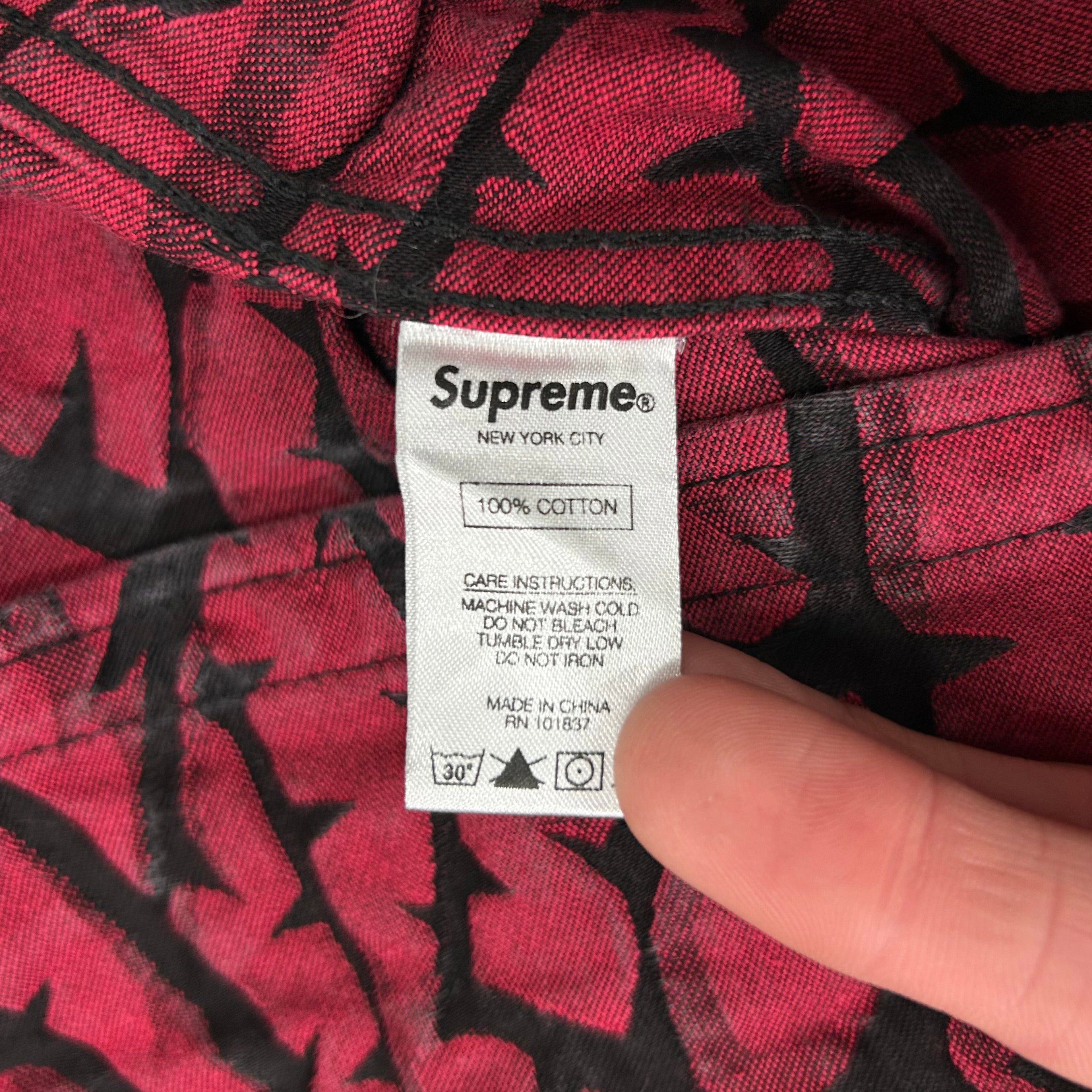 Supreme Supreme FW18 Thorn Trucker Jacket Size US L / EU 52-54 / 3 - 8 Thumbnail