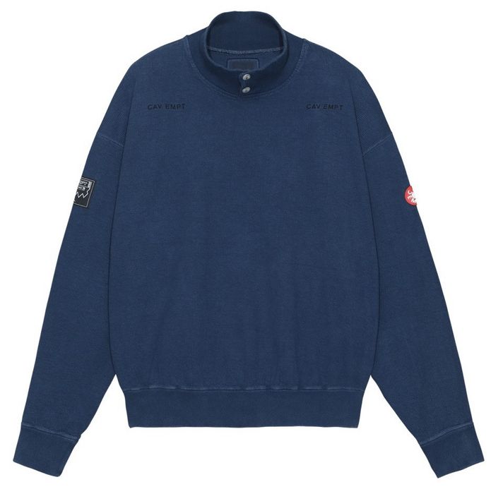 Cav Empt OVERDYE PQ OPEN MOCK NECK Grailed