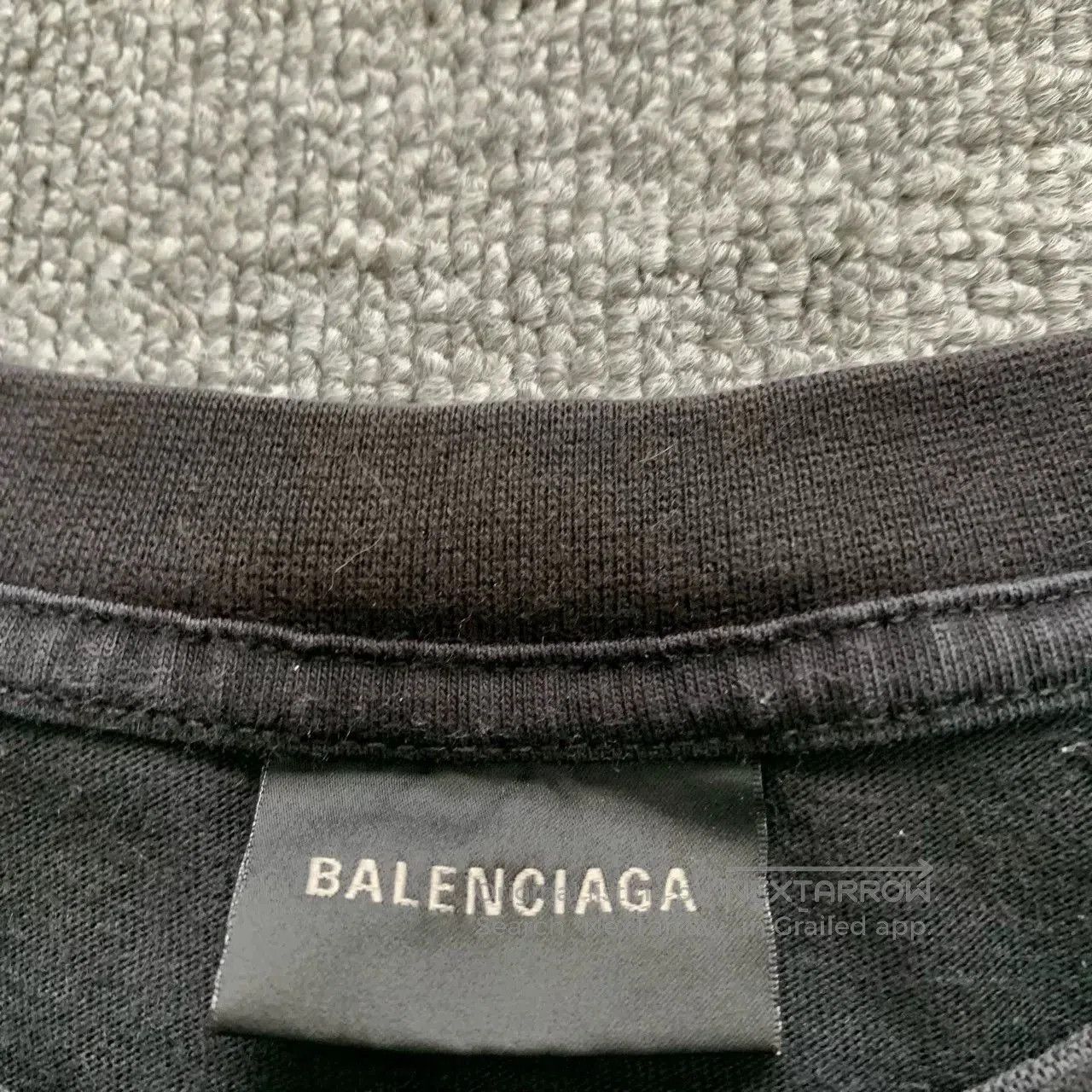 Balenciaga Balenciaga Black Graphic Short Sleeve T-shirt. Size US XS / EU 42 / 0 - 4 Thumbnail