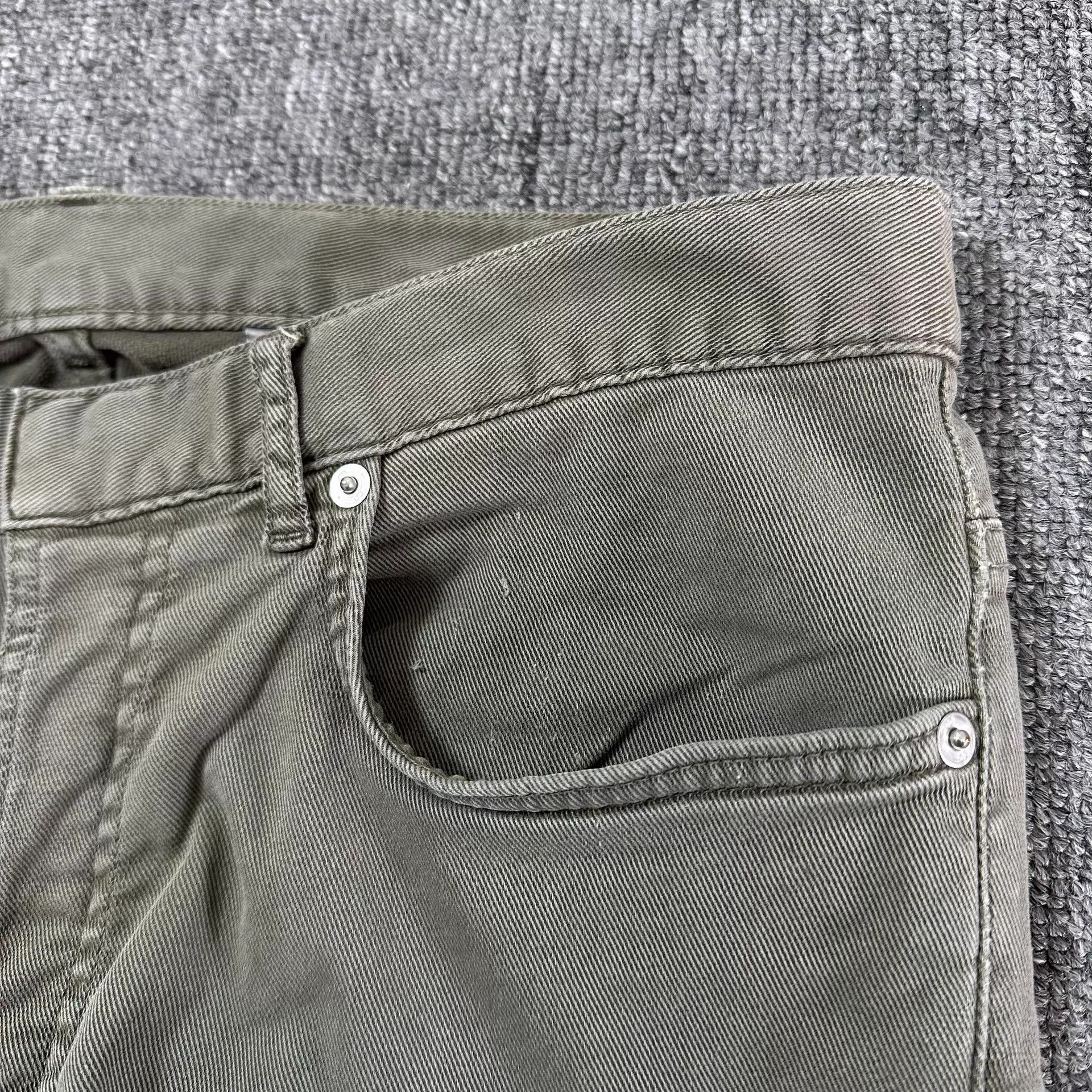Dior Dior military green distressed multi-zip work pants 31 Size US 31 - 3 Thumbnail