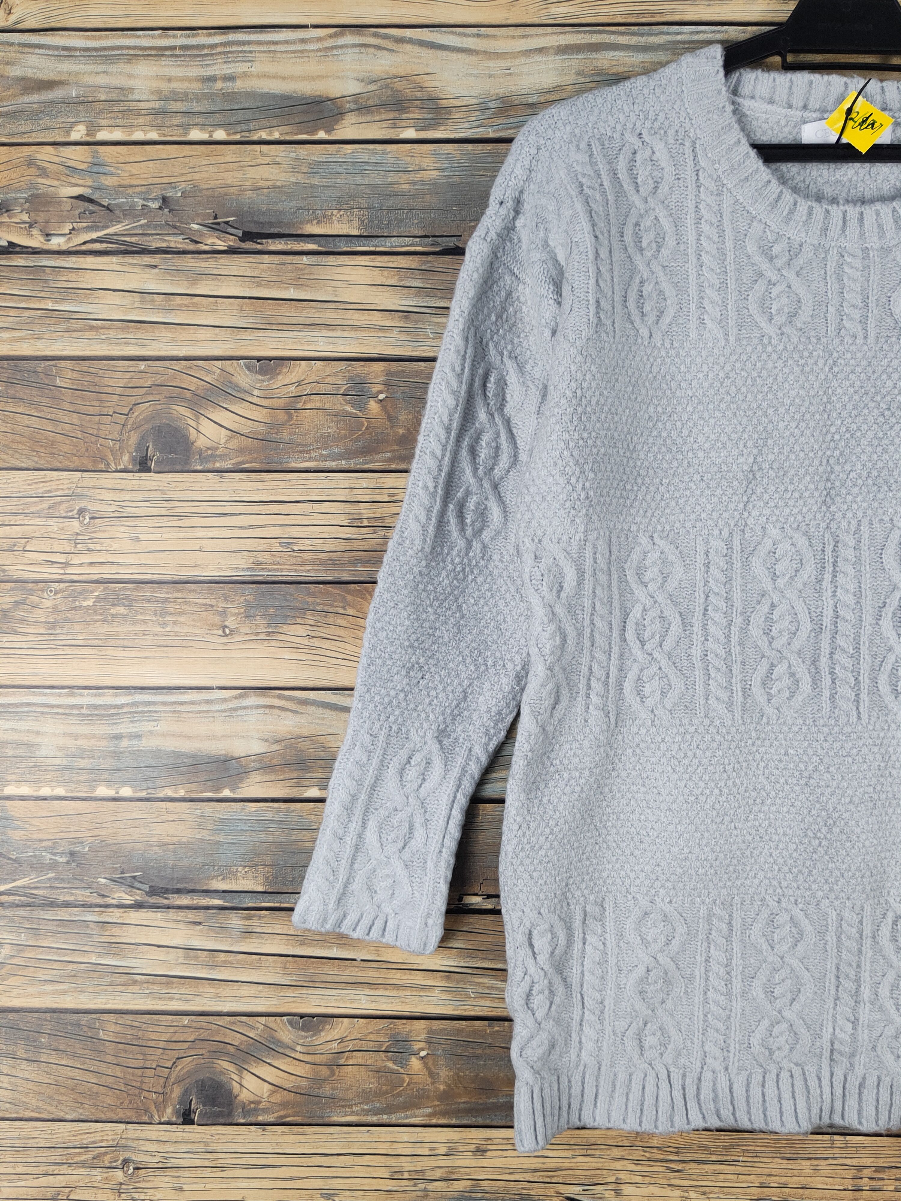 Aran Isles Knitwear × Japanese Brand × Vintage Cecil McBee Light Gray Knitwear Sweatshirts #W1683 Size M / US 6-8 / IT 42-44 - 3 Thumbnail