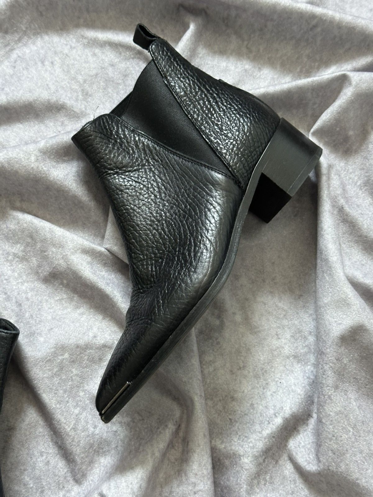 Acne Studios Acne Studios Jensen Ankle Boots In Leather Women Black Size US 6 / IT 36 - 4 Thumbnail