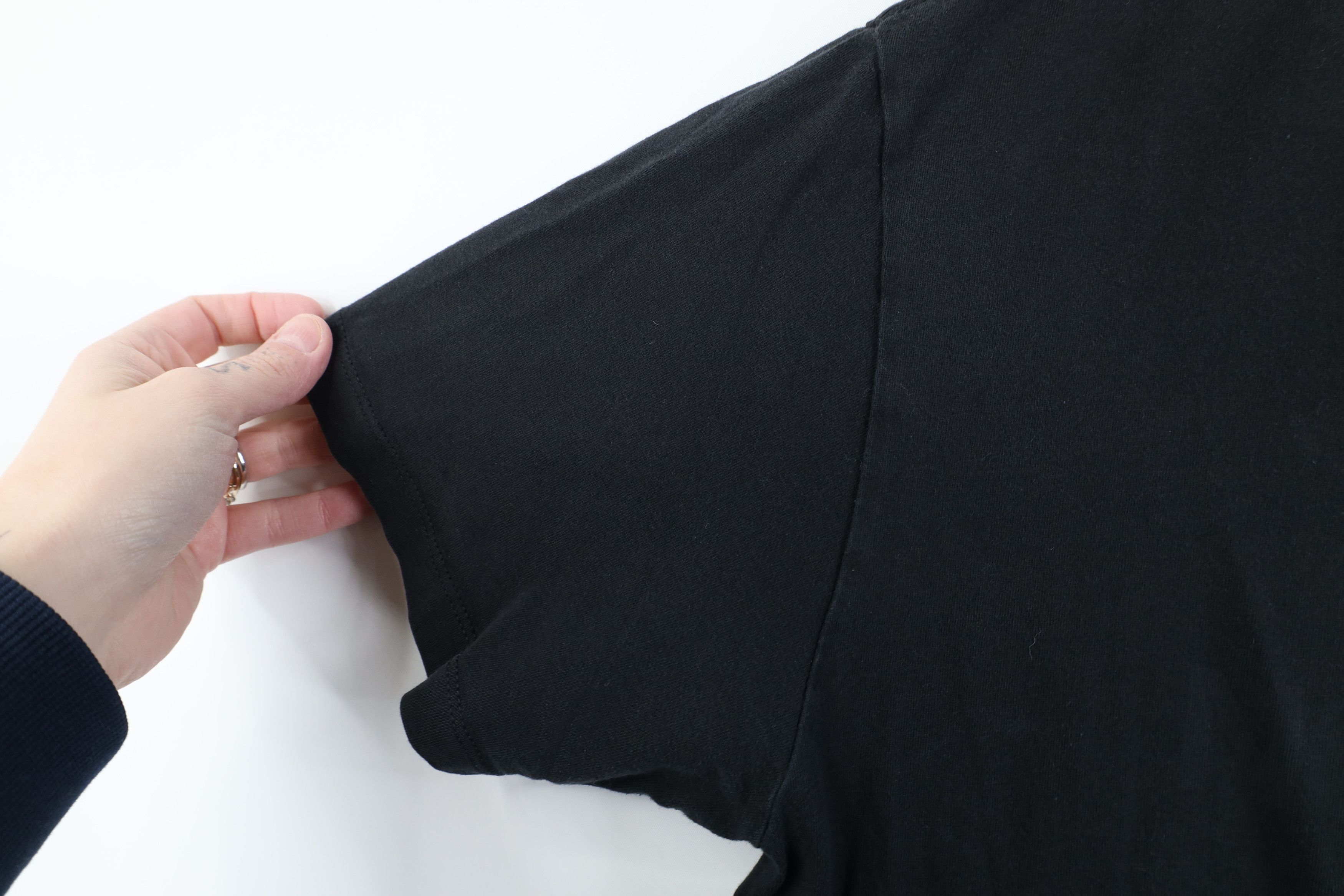 The North Face Vintage Y2K The North Face Triple Black Spell Out T-Shirt Size US M / EU 48-50 / 2 - 9 Thumbnail