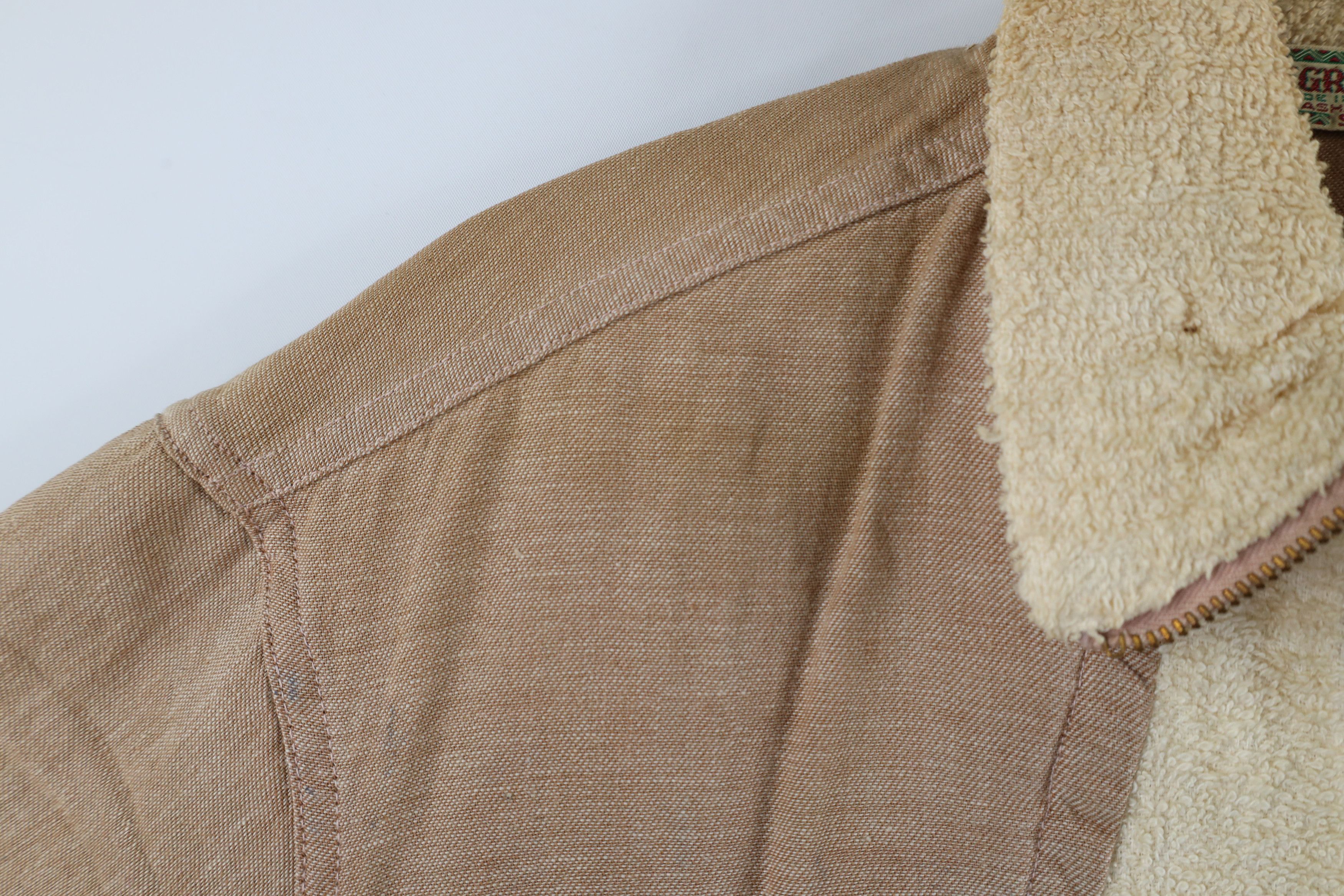 Vintage Vintage 50s 60s McGregor Terry Cloth Chambray Zip Polo USA Size US S / EU 44-46 / 1 - 5 Thumbnail