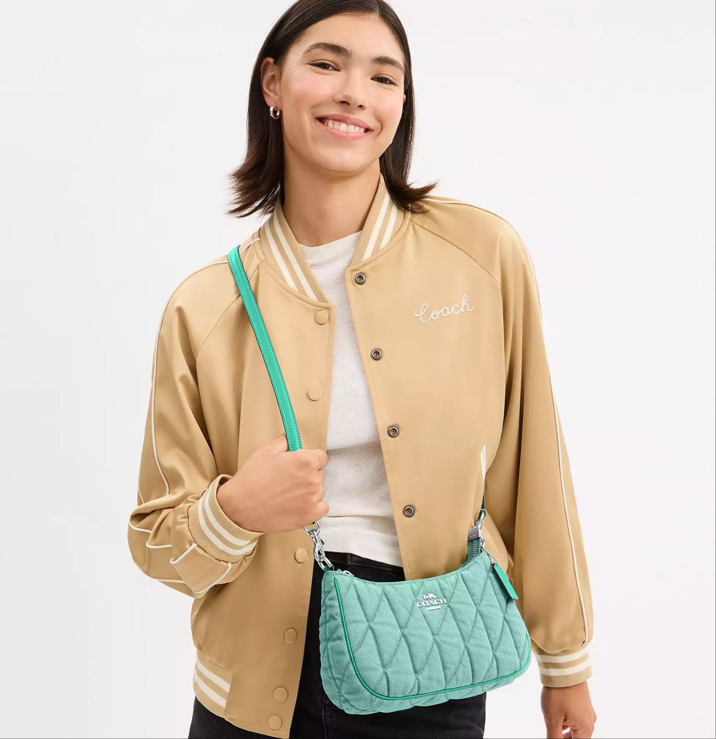 Coach Teri Shoulder Bag CBG86 Ivy/Green Size ONE SIZE - 5 Thumbnail