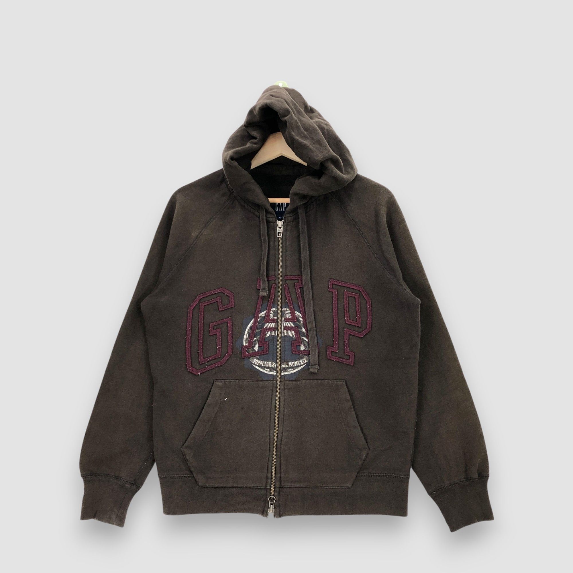 Gap Vintage GAP Hoodie Sweater GAP Zipper Sweatshirt Size US S / EU 44-46 / 1 - 1 Thumbnail