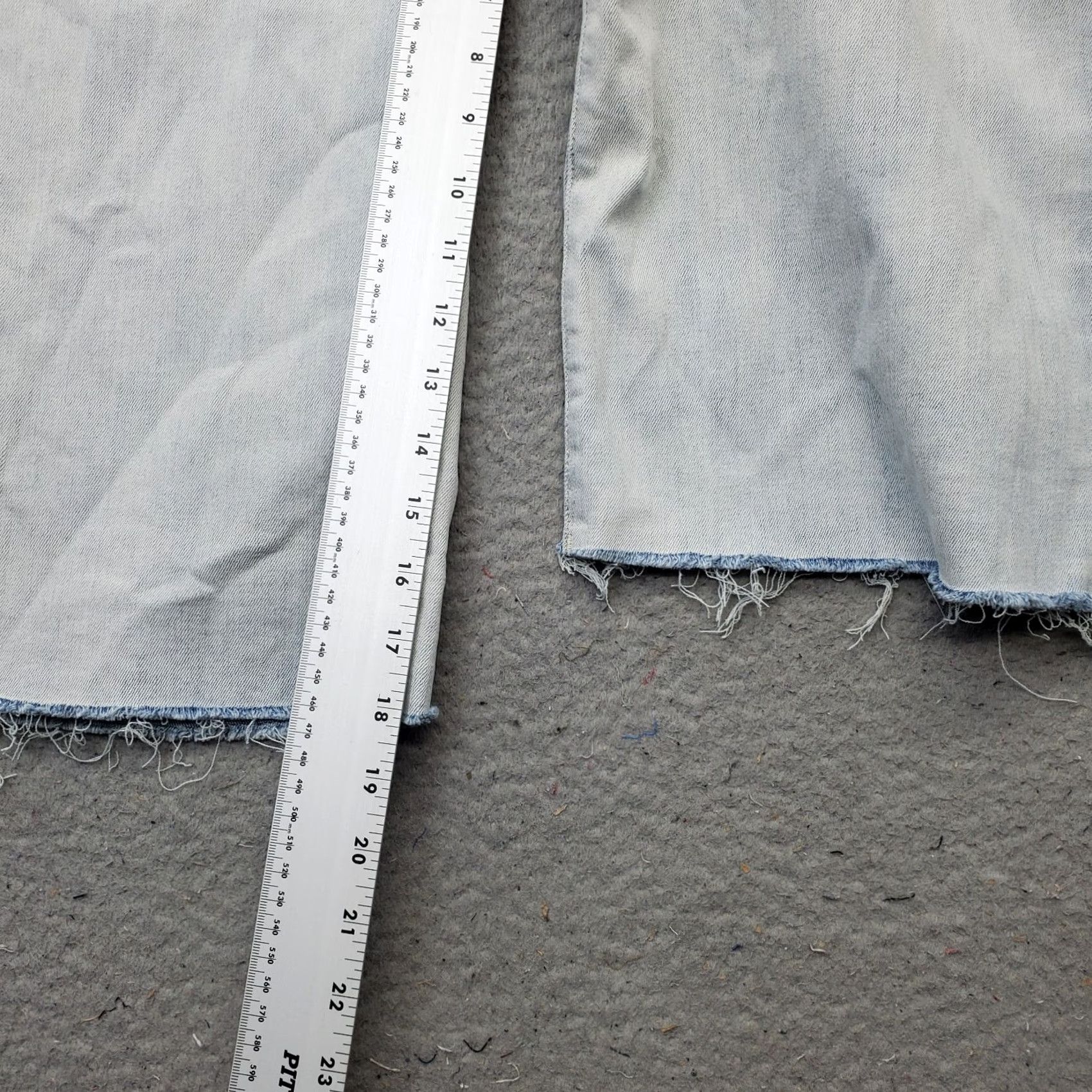 NYDJ NYDJ Womens Jeans 12 Crop Light Wash Blue Denim Regular Fit Flat Front Wide Leg Size 34" / US 12 / IT 48 - 4 Thumbnail
