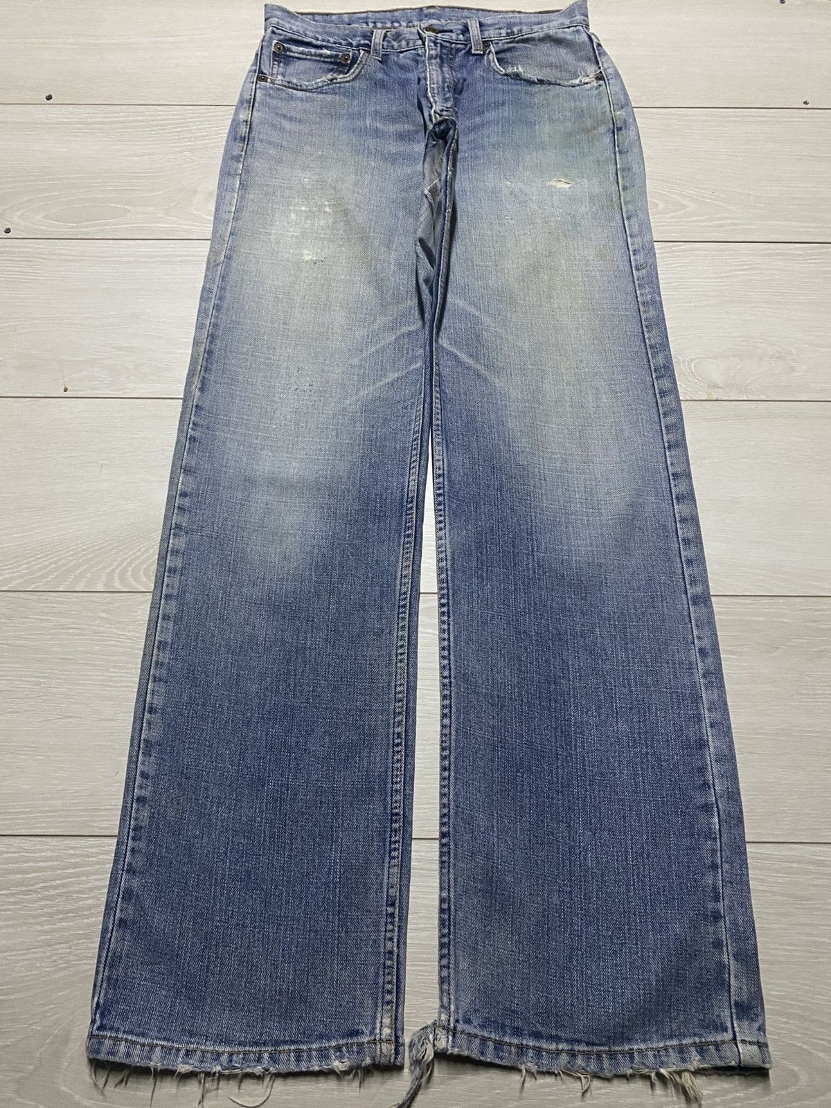 Levi's Vintage Levis Japan Faded Wash Distressed Baggy Jeans Size US 30 / EU 46 - 1 Thumbnail