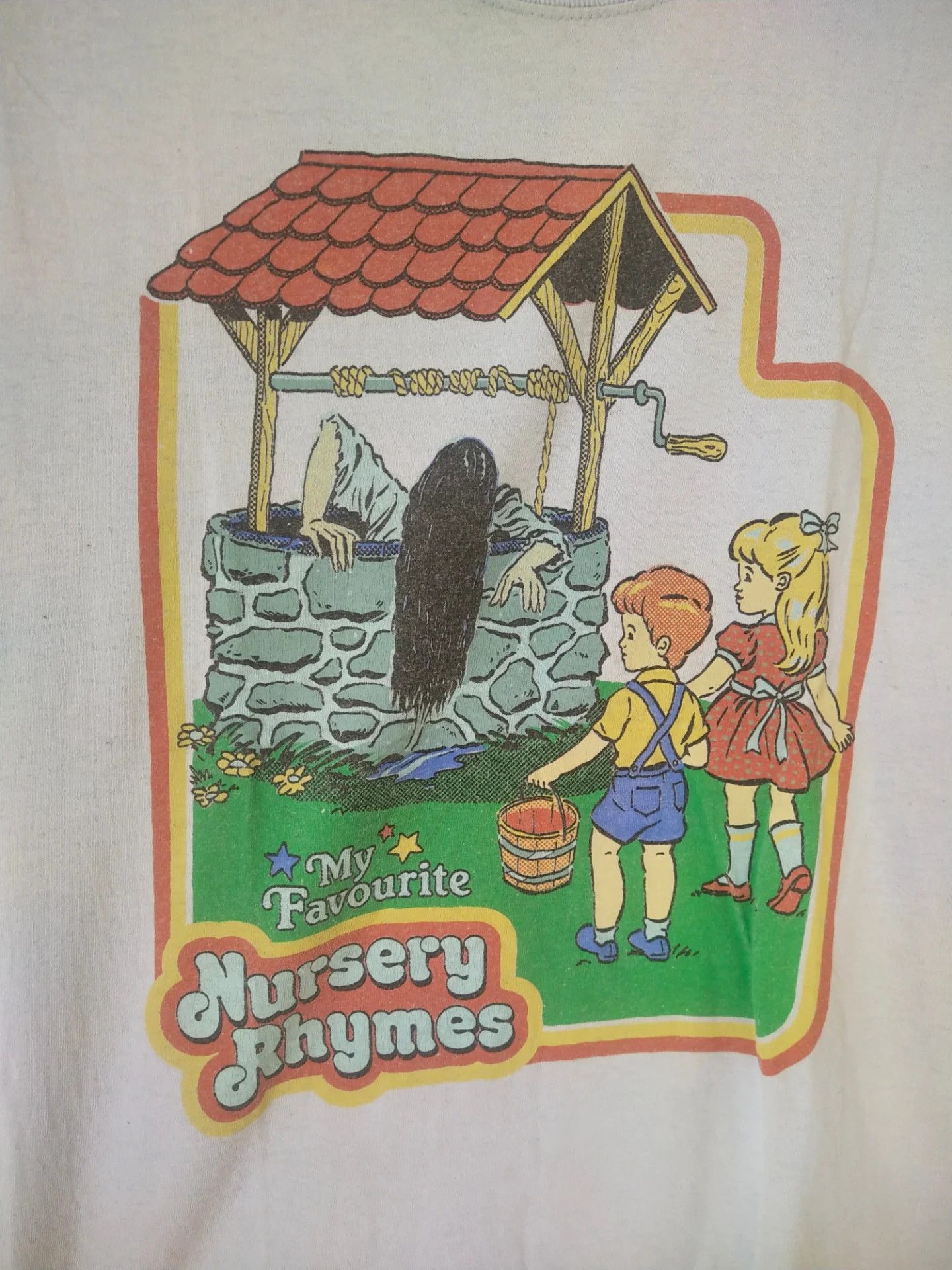 Vintage Steven Rhodes Nursery Rhymes Graphic Tee Size US S / EU 44-46 / 1 - 2 Thumbnail