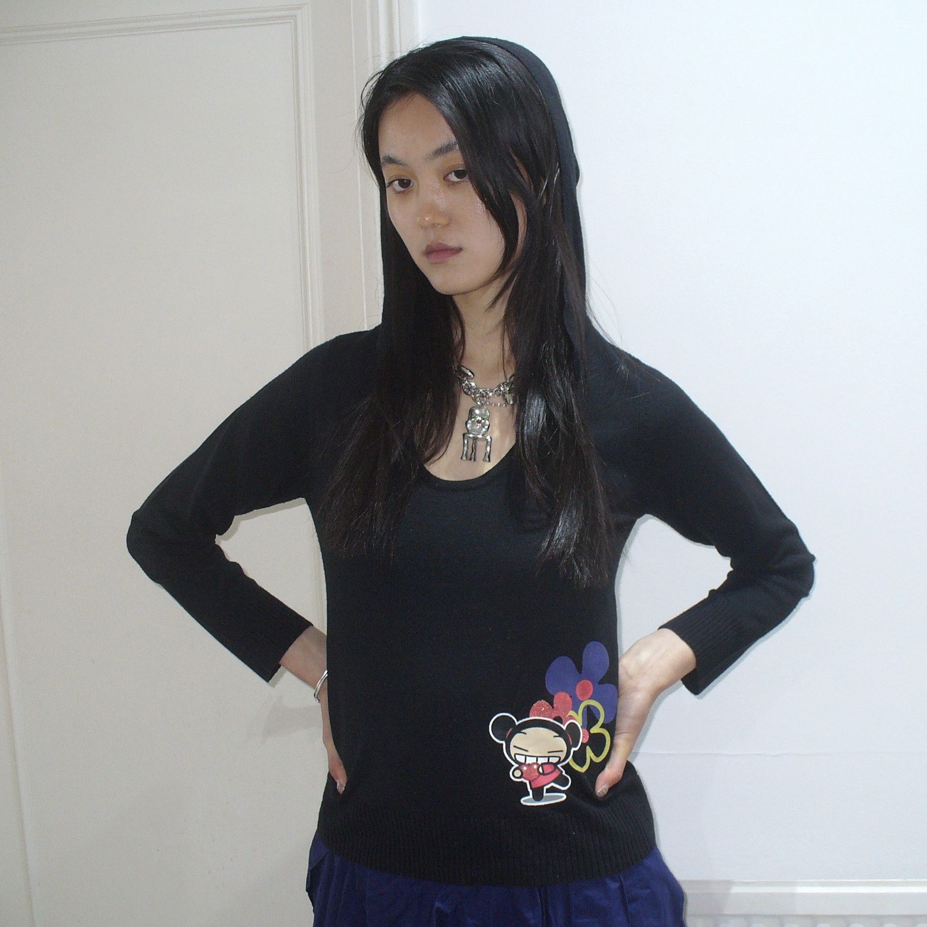 Other Pucca black 2000s hoodie Size S / US 4 / IT 40 - 1 Thumbnail