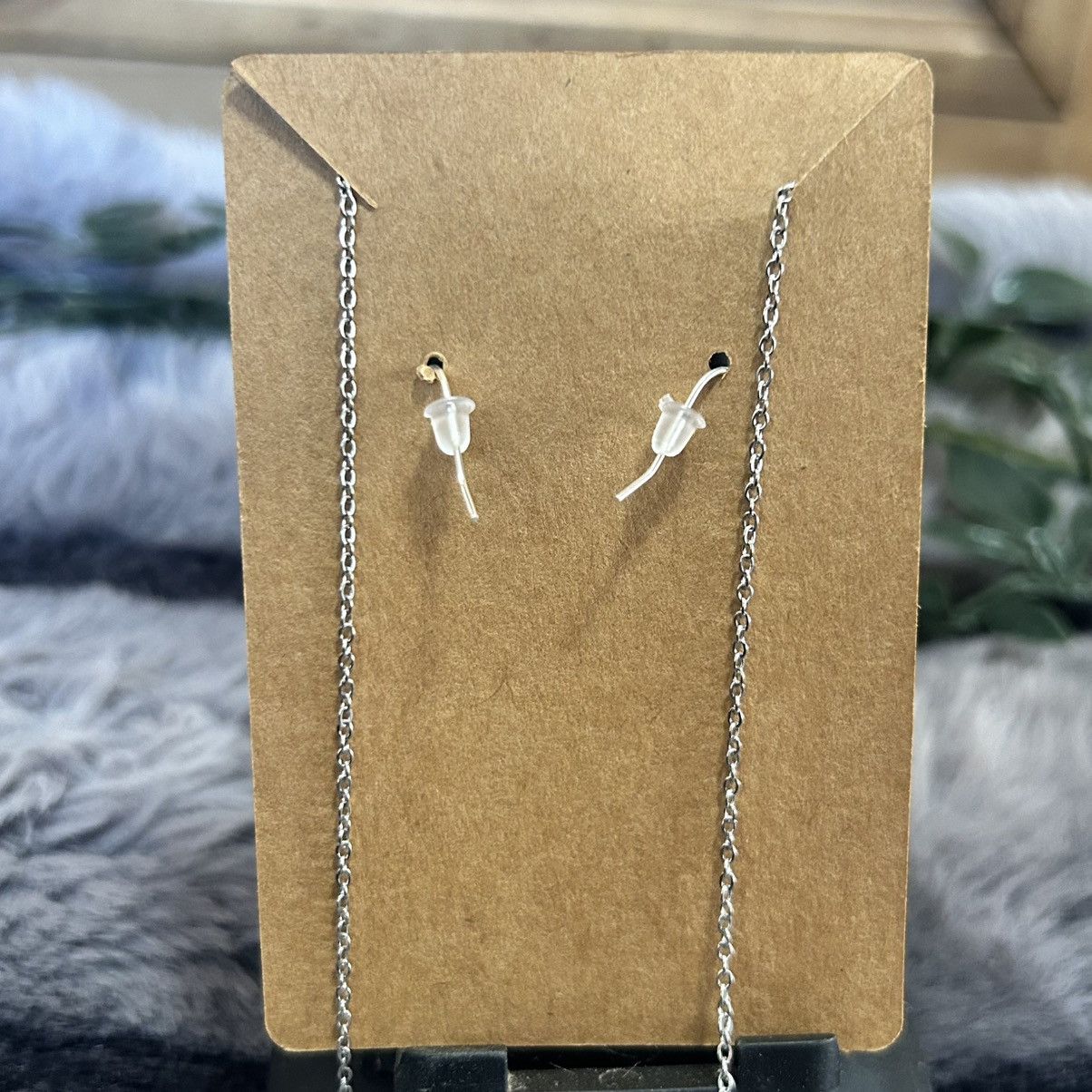 Handmade Handcrafted elegant pearl cluster crystal necklace set Size ONE SIZE - 3 Thumbnail