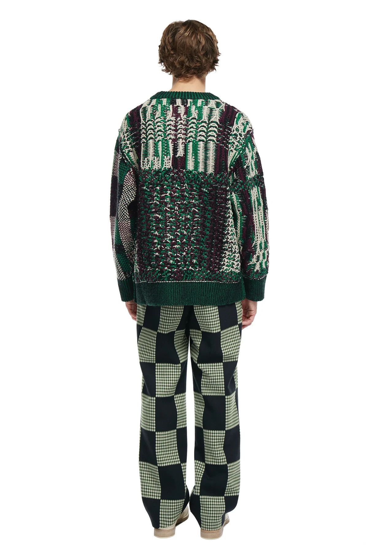 Sterling Ruby S.R. Studio Float Jacquard Crewneck Sweater Size US S / EU 44-46 / 1 - 6 Thumbnail