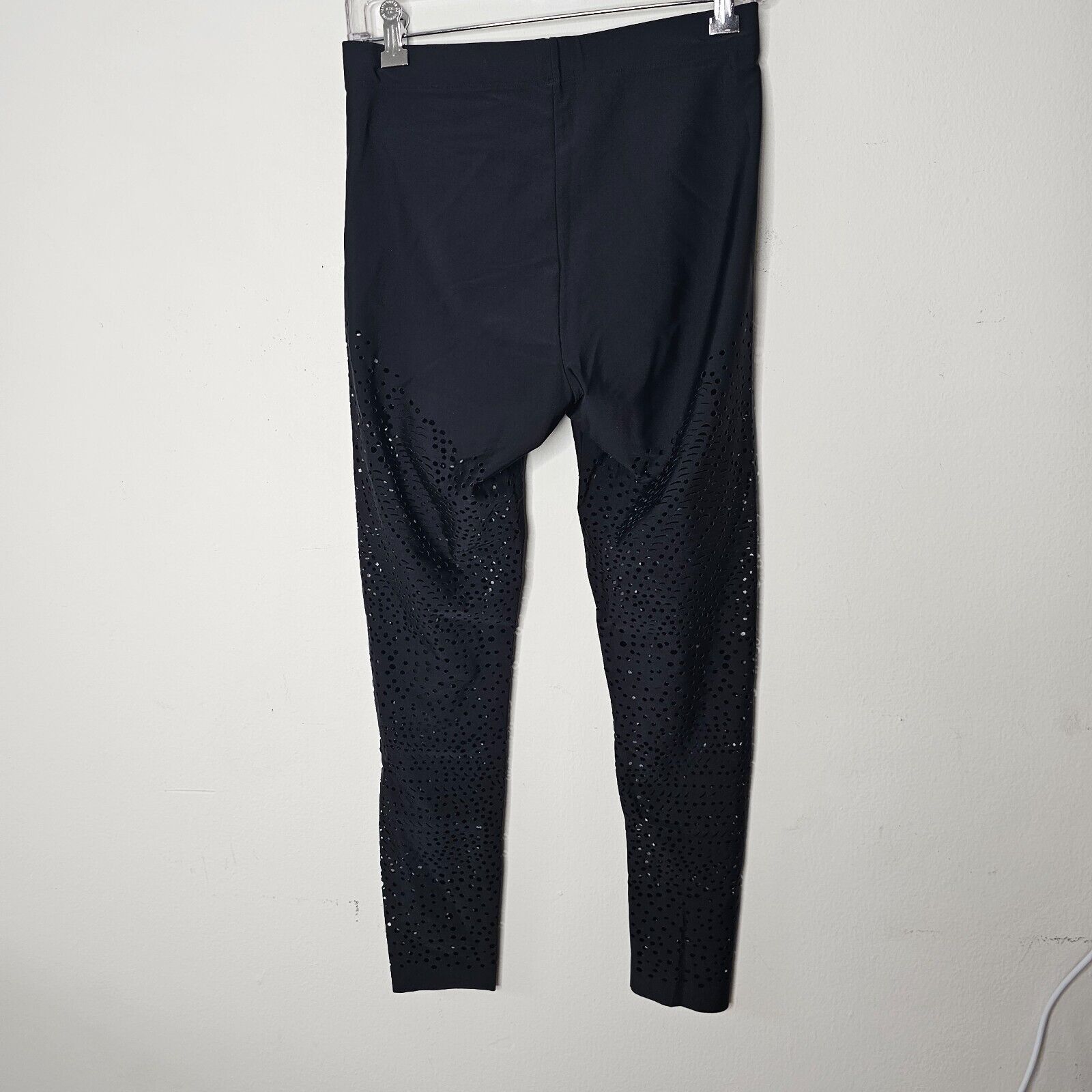Other Willow Jet Black Laser Cut High Waist Legging Pants Medium Size 30" / US 8 / IT 44 - 5 Thumbnail