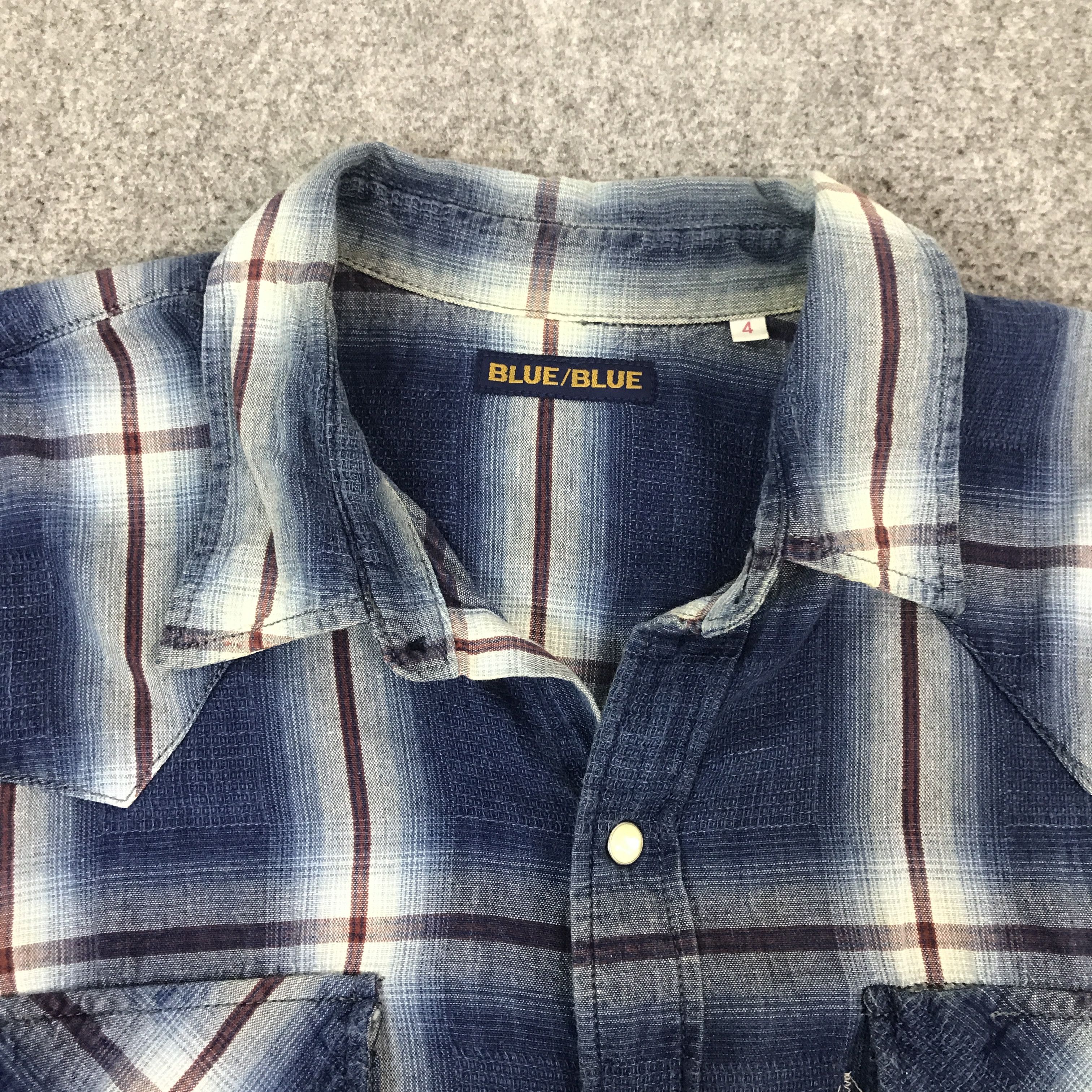 Blue Blue Japan blue blue Japan Worker Button Up Shirt Size US M / EU 48-50 / 2 - 8 Thumbnail
