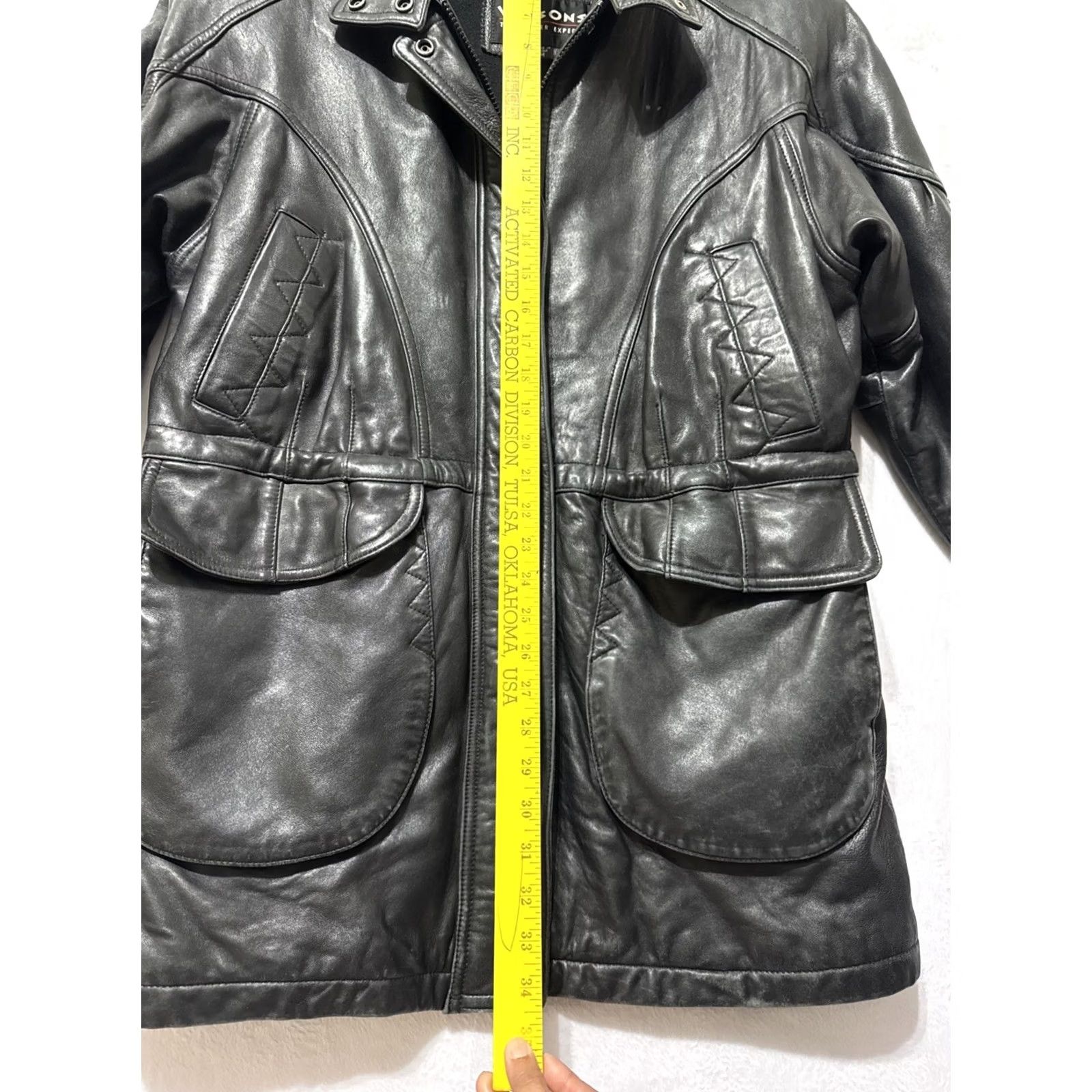 Vintage Wilsons Black Leather Jacket Mid Length M Size US M / EU 48-50 / 2 - 5 Thumbnail