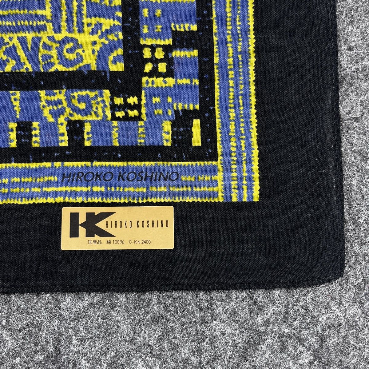 Hiroko Koshino Homme × Vintage Hiroko Koshino Handkerchief / Bandana / Neckerchief B343 Size ONE SIZE - 5 Thumbnail