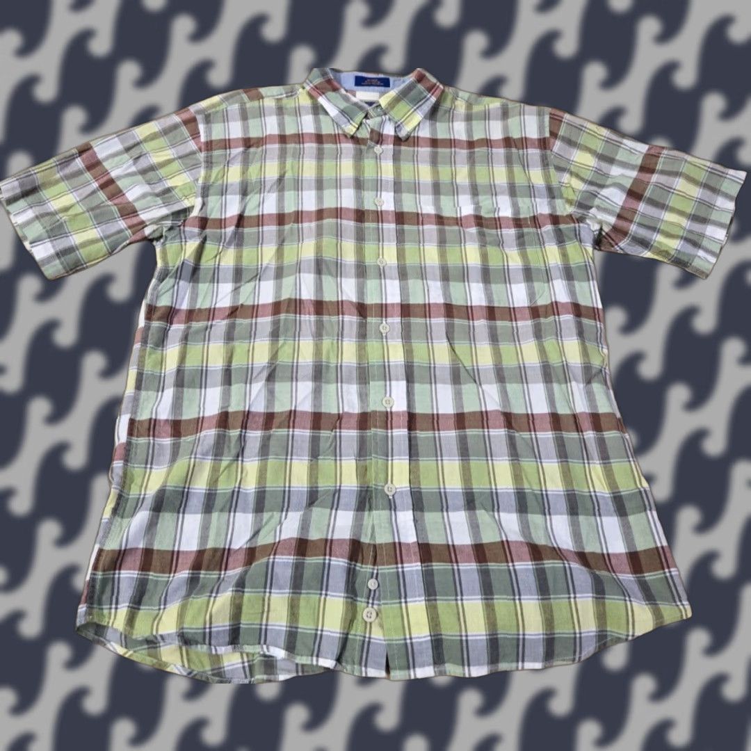 Pendleton Pendleton Shirt Mens Medium Green Plaid Short Sleeve Button Up Casual Wave Size US M / EU 48-50 / 2 - 1 Thumbnail
