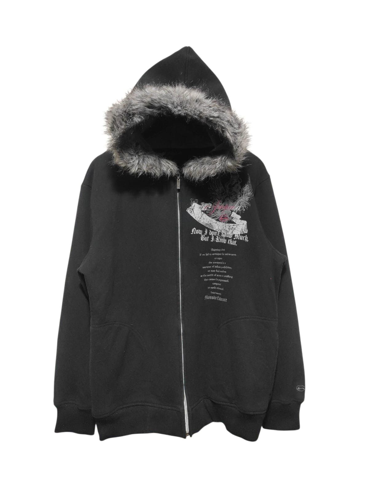 Japanese Brand Impala poem zip fur hoodie ifsix LGB style Size US L / EU 52-54 / 3 - 1 Thumbnail