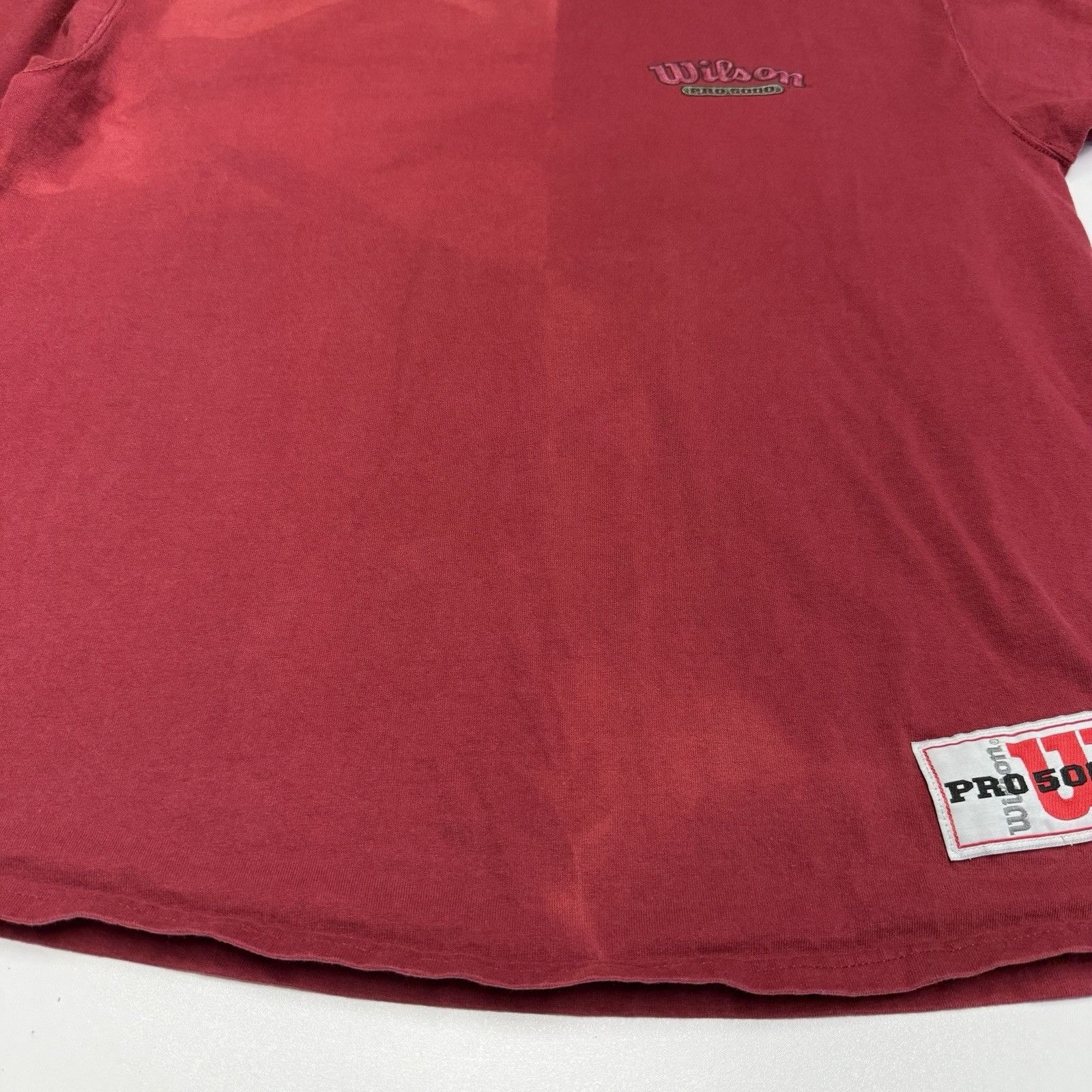 Wilson Vintage Wilson Pro 5000 T Shirt Mens XL 24x29 Red Short Slee Size US XL / EU 56 / 4 - 7 Thumbnail