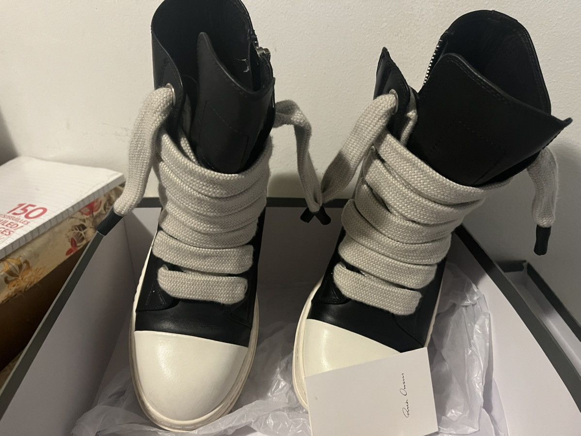 Rick Owens Rick Owens Black Temple Jumbolace Sneaks Size US 10 / EU 43 - 8 Thumbnail