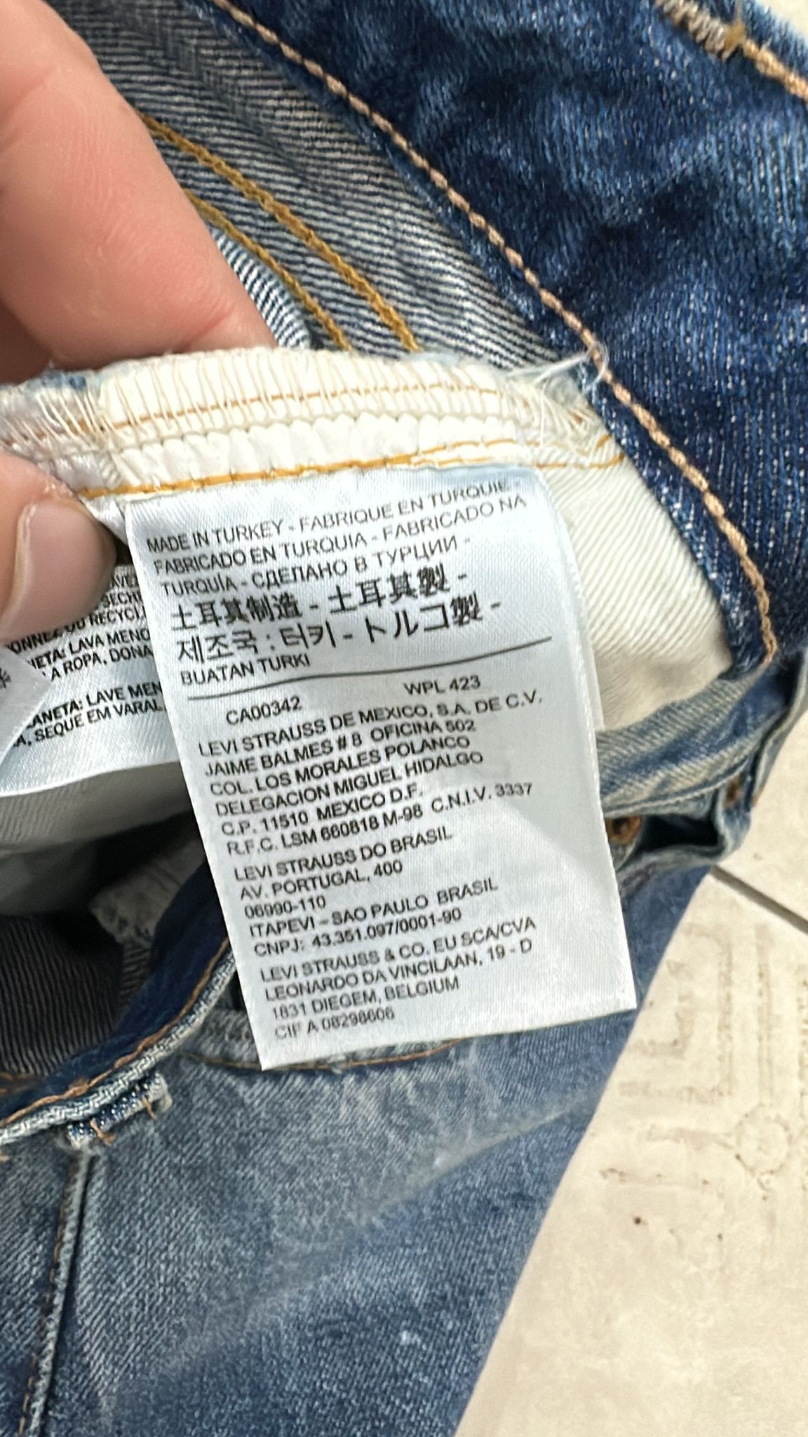 Levi's Vintage Clothing Levis Unreleased LVC 501 1966 Selvedge Jeans W33/L32 Size US 33 - 15 Thumbnail