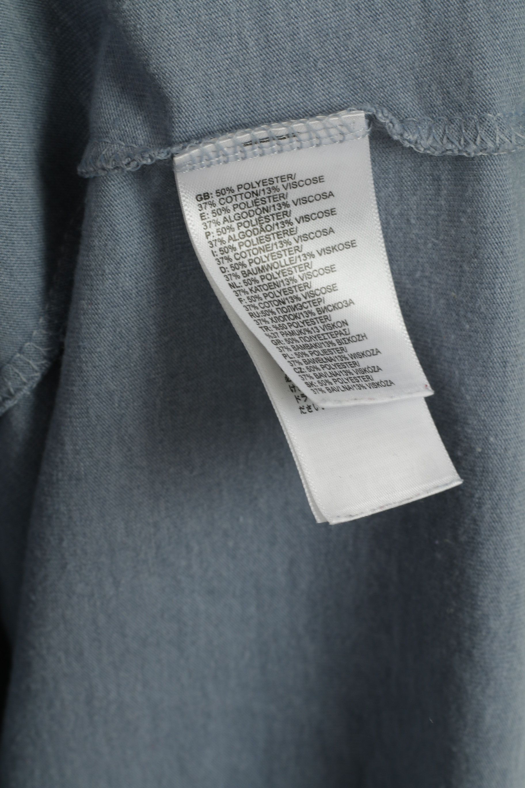 The North Face The North face Men XL Shirt Blue Cotton 8749 Size US XL / EU 56 / 4 - 6 Thumbnail
