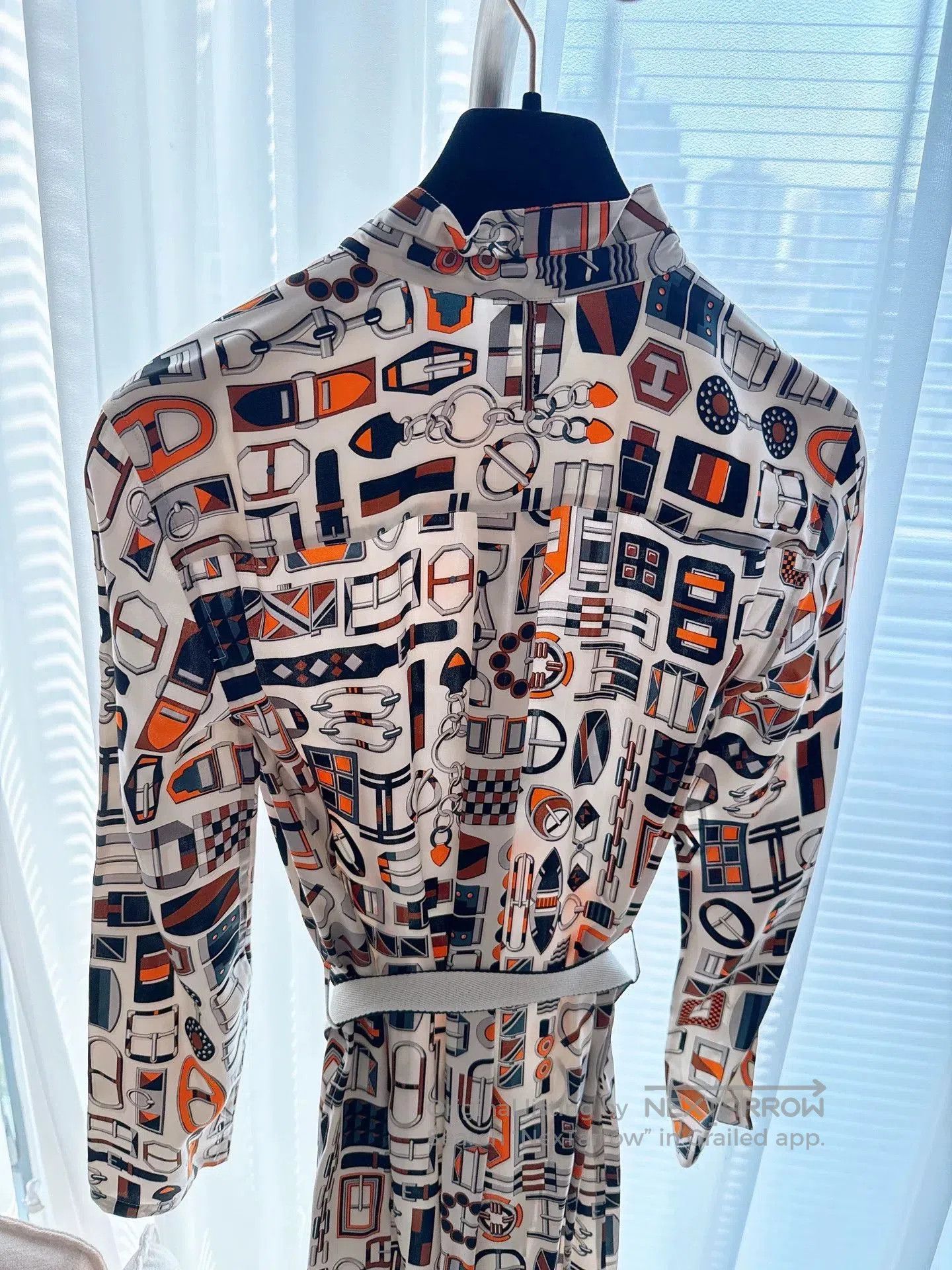 Hermes Hermes Silk Printed Shirt Dress. Size US XS / EU 42 / 0 - 5 Thumbnail
