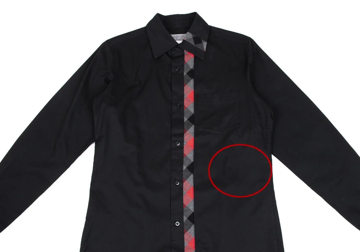Yohji Yamamoto Yohji Yamamoto Cotton Check Long Sleeve Shirt Size US M / EU 48-50 / 2 - 2 Thumbnail