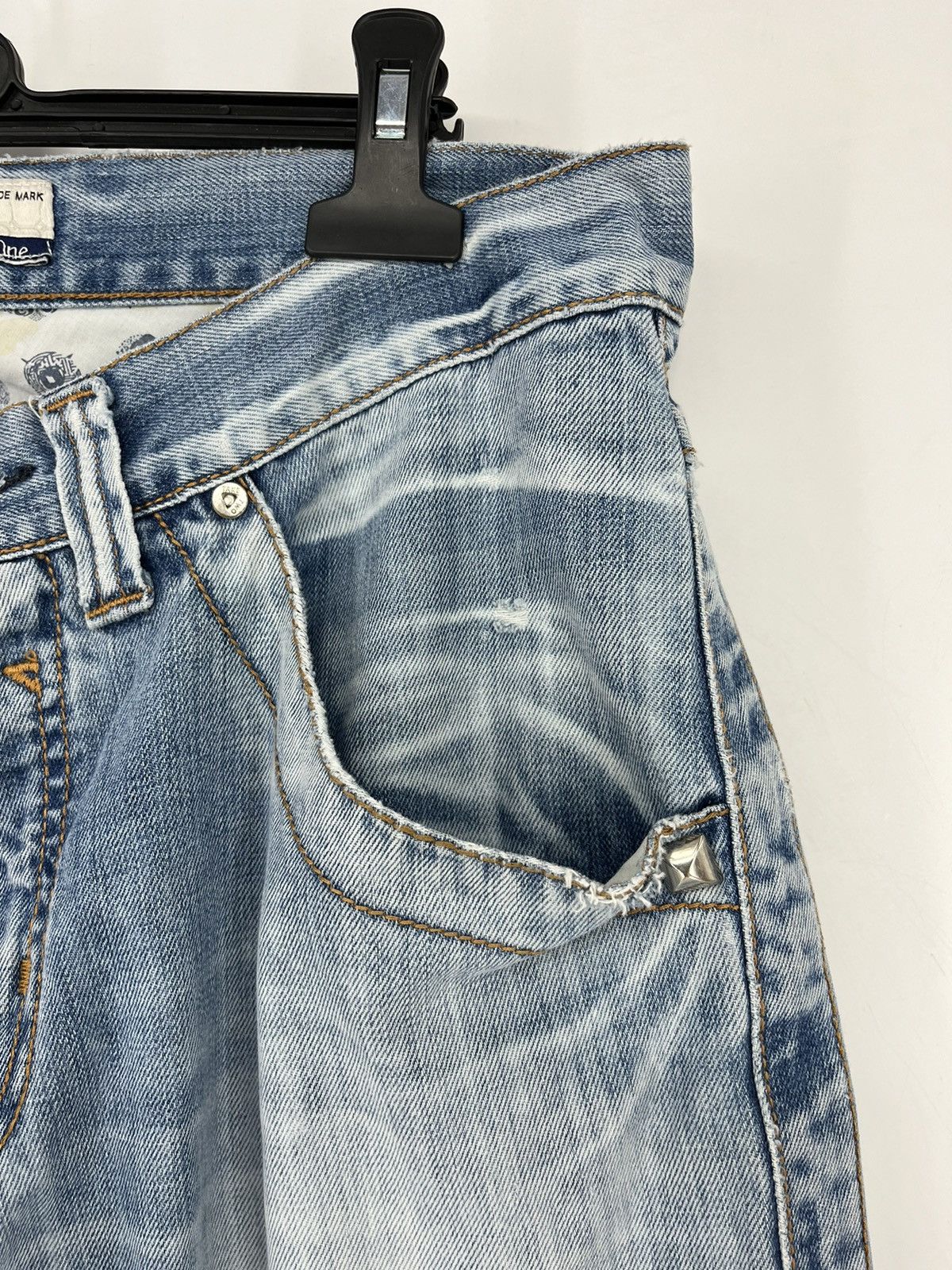 Japanese Brand × Vintage Vintage TAKE TWO Denim Jeans, Made In Italy "Style Ed Hardy Size US 32 / EU 48 - 12 Thumbnail