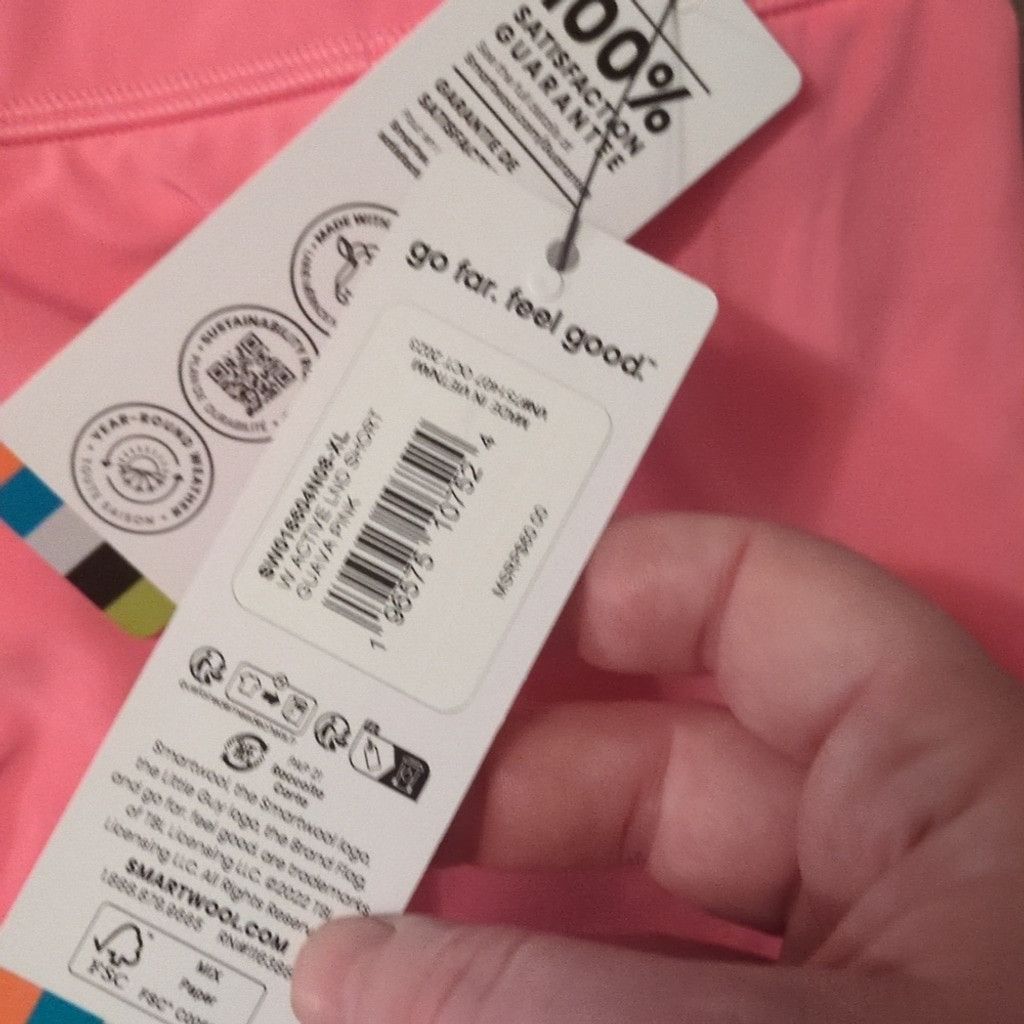 Smartwool Smartwool active pink shorts size XL Size 41" - 4 Thumbnail