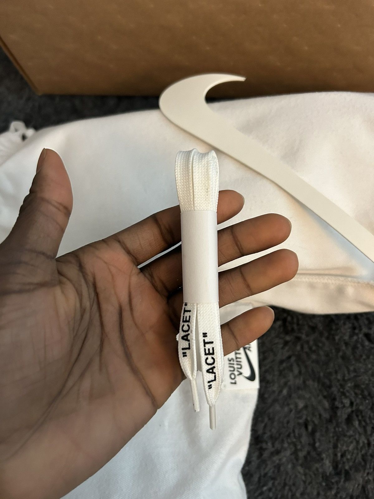 Louis Vuitton Louis Vuitton Nike White Monogram Low Top Air Force 1 Size US 9 / EU 42 - 23 Thumbnail