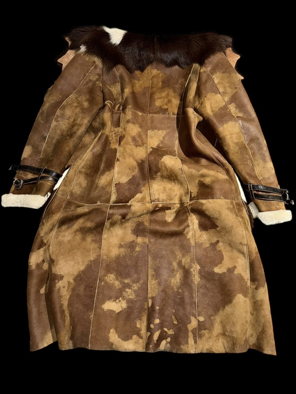 Other Vintage Coat like Penny Lane Afghan with Cow Pony Hair Size S / US 4 / IT 40 - 2 Thumbnail