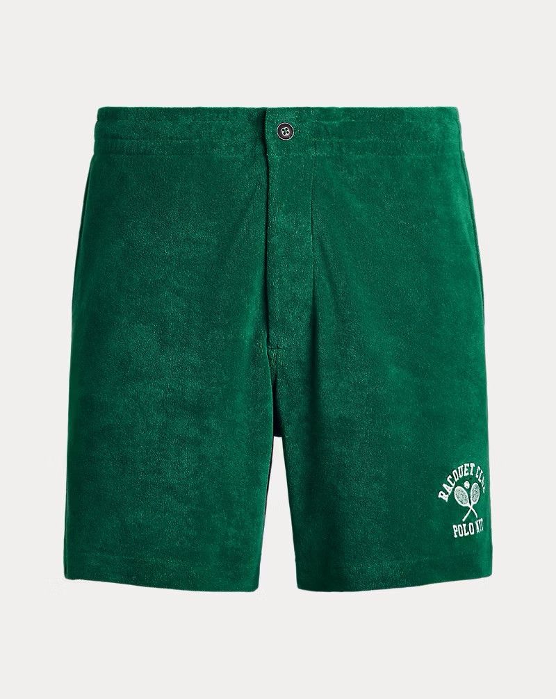 Polo Ralph Lauren Polo Ralph Lauren 6-Inch Polo Terry Short Tennis Green Large Size US 34 / EU 50 - 4 Thumbnail