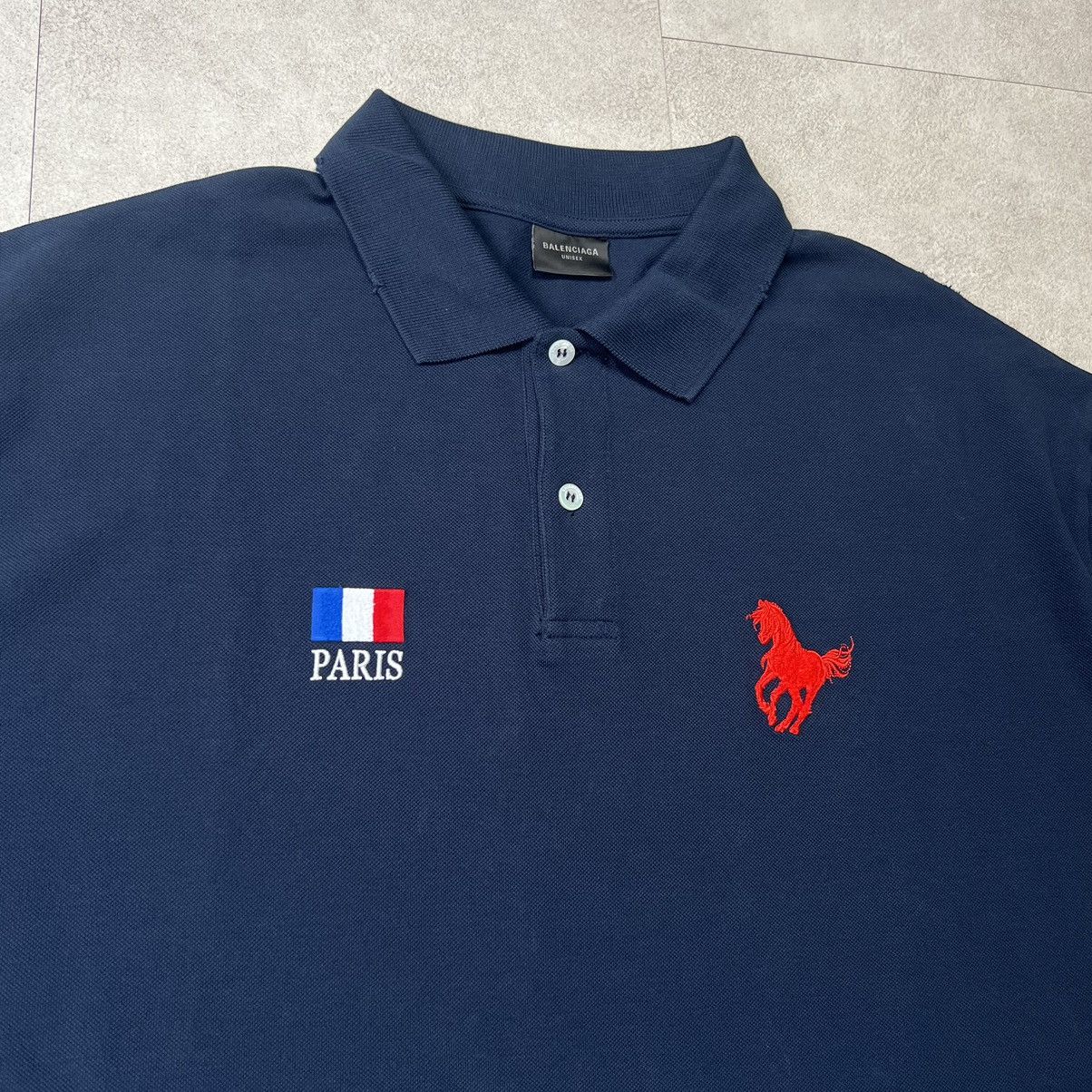 Balenciaga Balenciaga Polo Horse Paris Polo Shirts Grailed