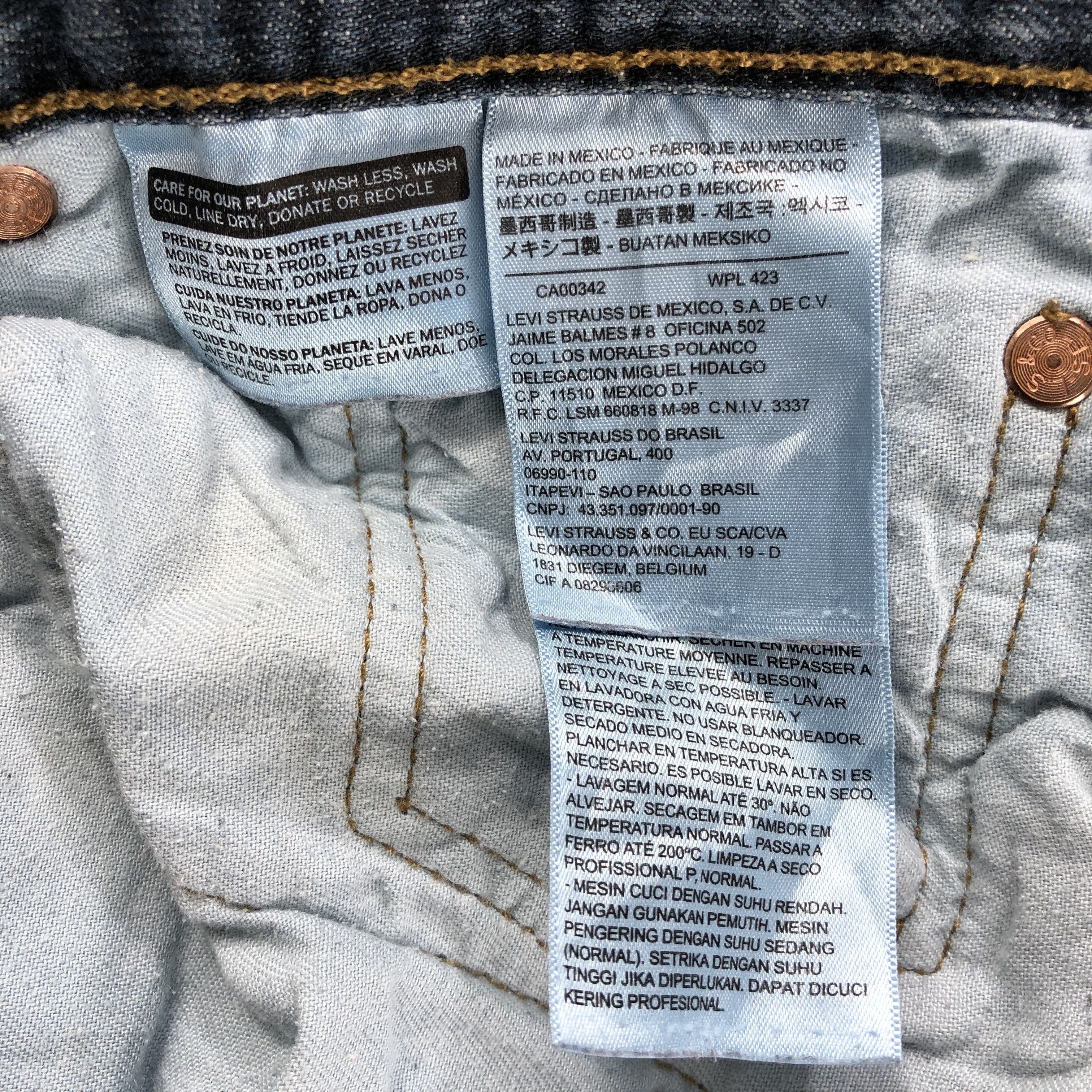 Levi's Vintage Levis 501 Jeans-J1474 Size US 38 / EU 54 - 12 Thumbnail