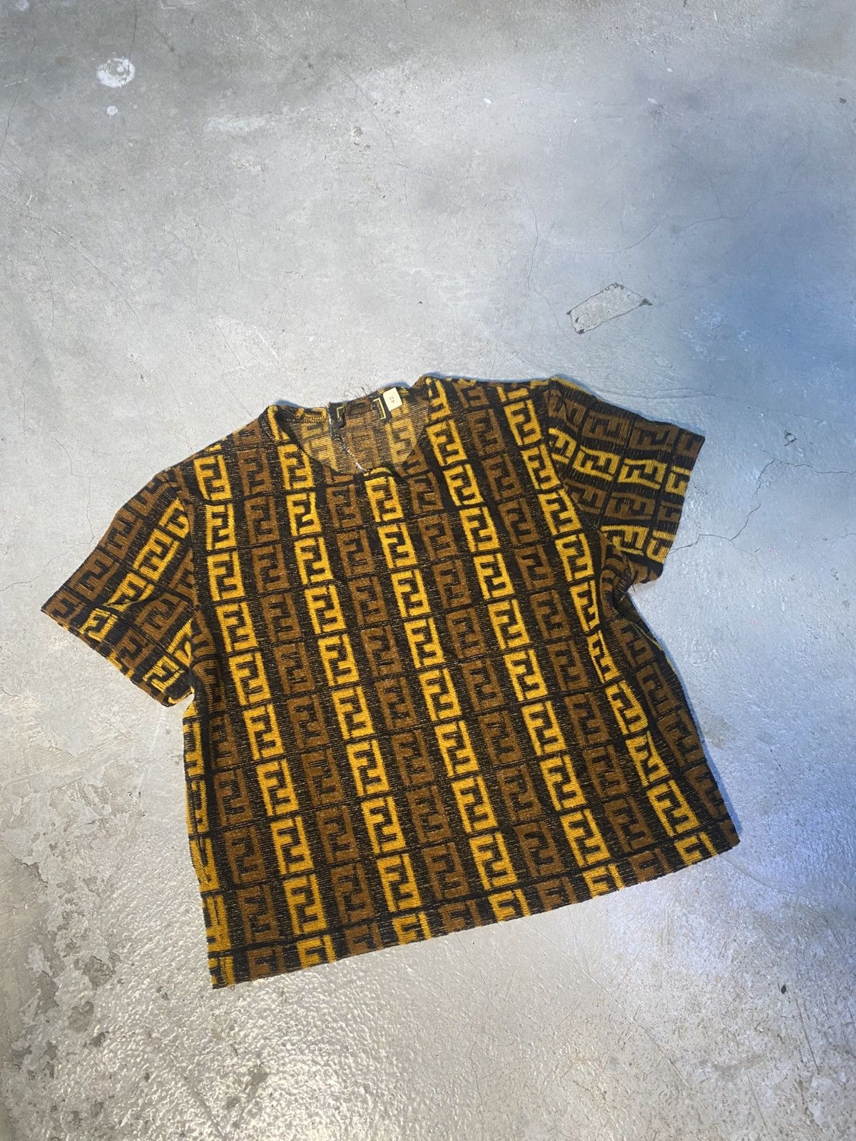 Fendi Rare Fendi Zucca Monogram FF Distressed Cut Size M / US 6-8 / IT 42-44 - 1 Thumbnail