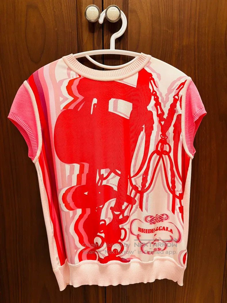 Hermes Hermes Short-sleeve top pure cotton silk Size XS / US 0-2 / IT 36-38 - 1 Thumbnail
