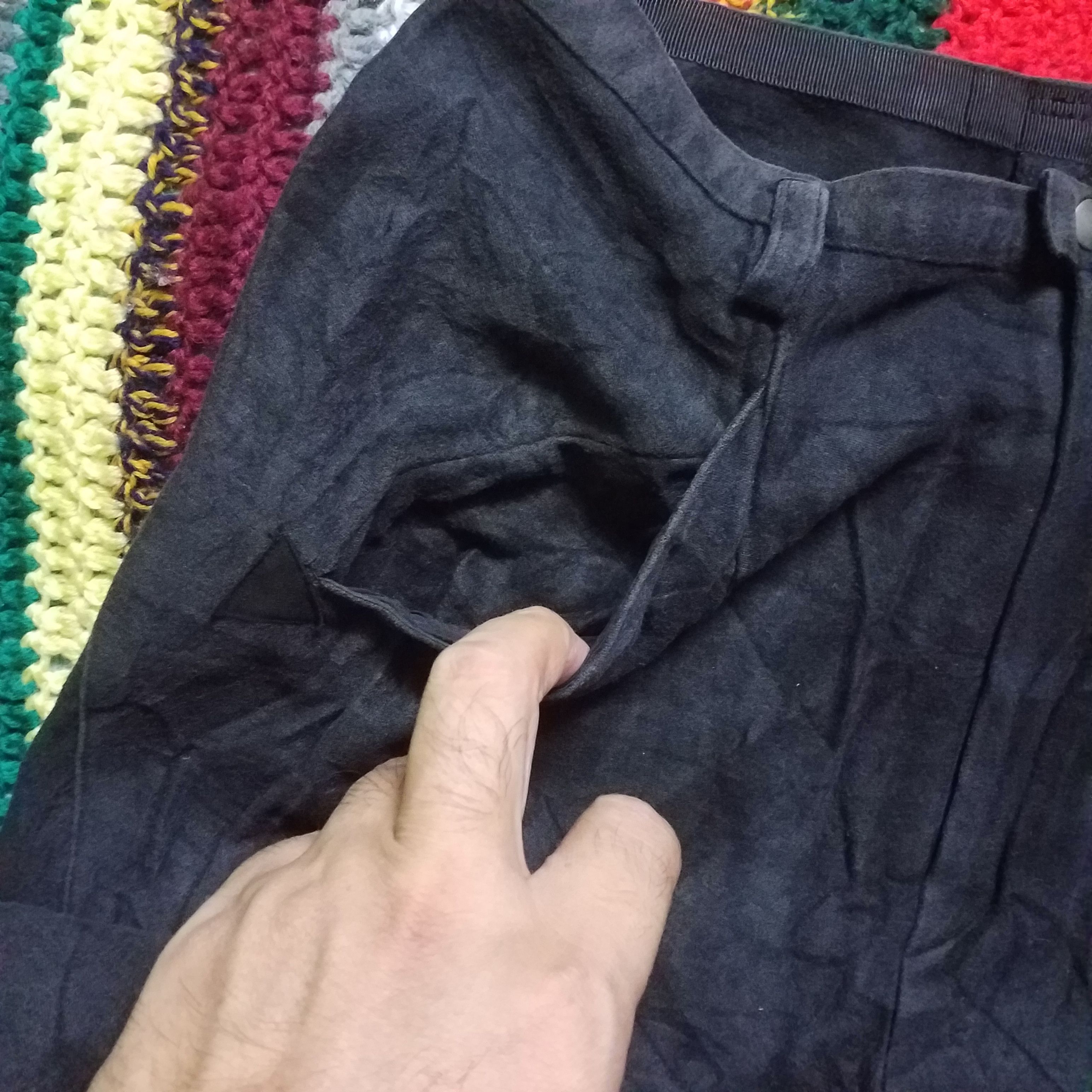Japanese Brand HIROKO KOSHINO BAGGY PANT RAYON 80 POLYSTER 20 Size 26" / US 2 / IT 38 - 3 Thumbnail