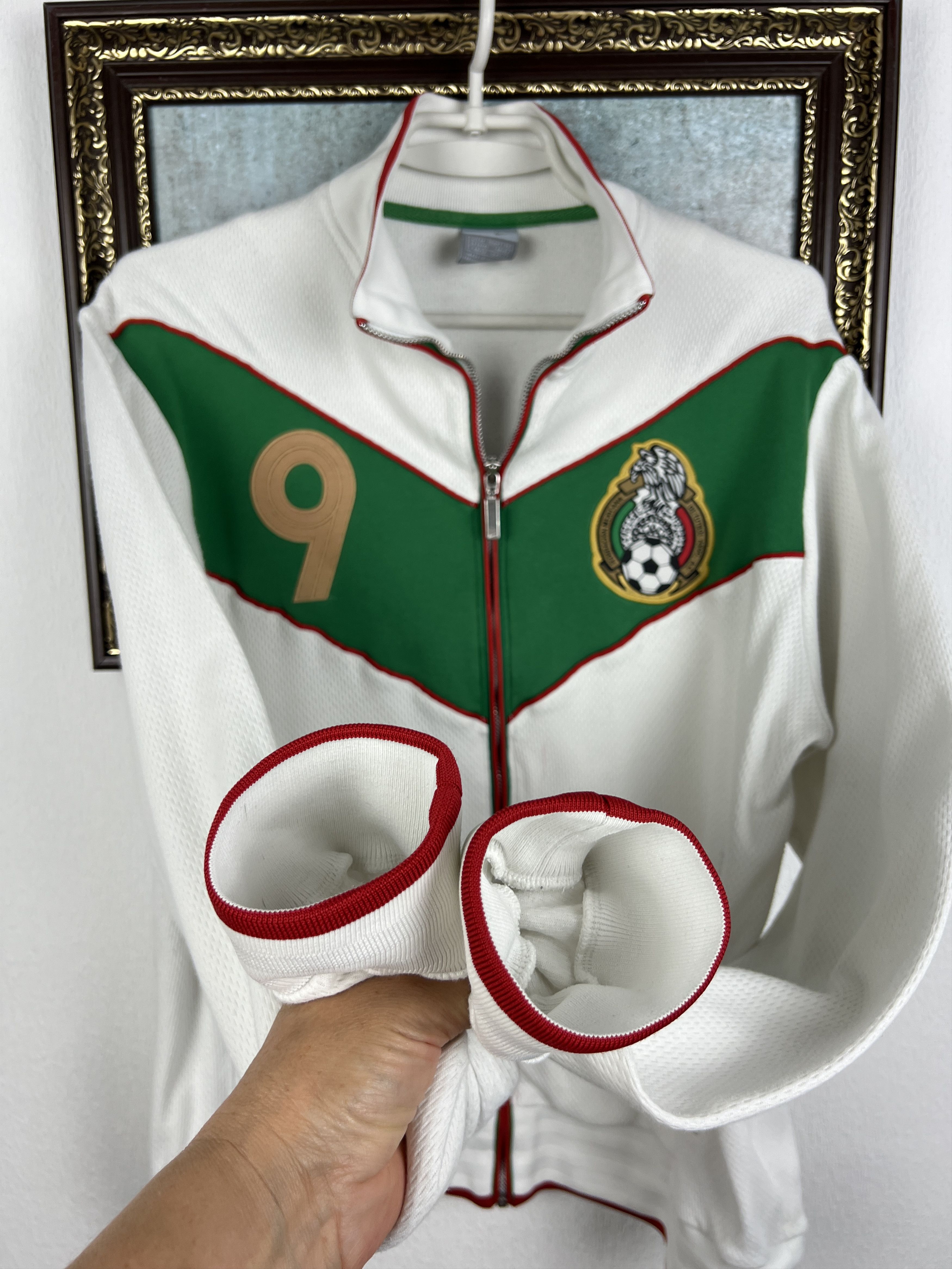 Nike Mexico World Cup Football Jacket Soccer Track Top Zip Size US M / EU 48-50 / 2 - 7 Thumbnail