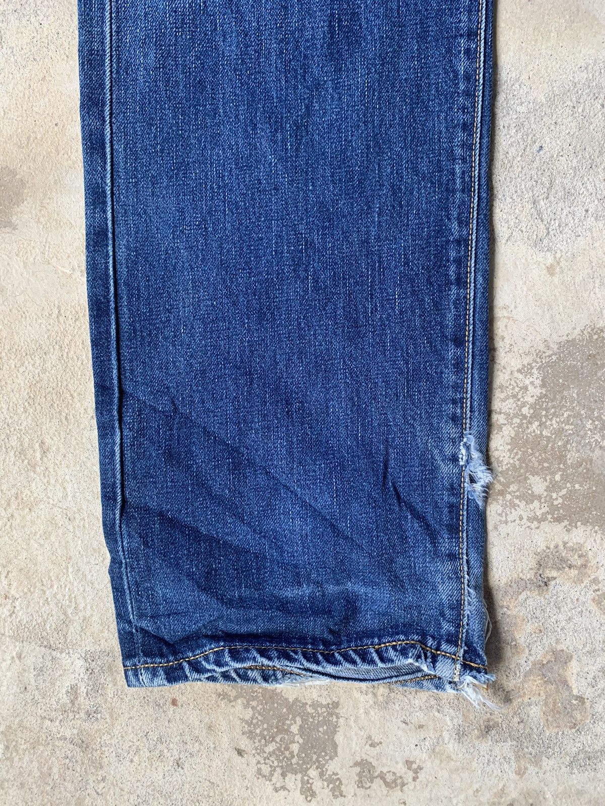 Edwin × Vintage Edwin 505XX Selvedge Distressed Denim Size US 29 - 15 Thumbnail